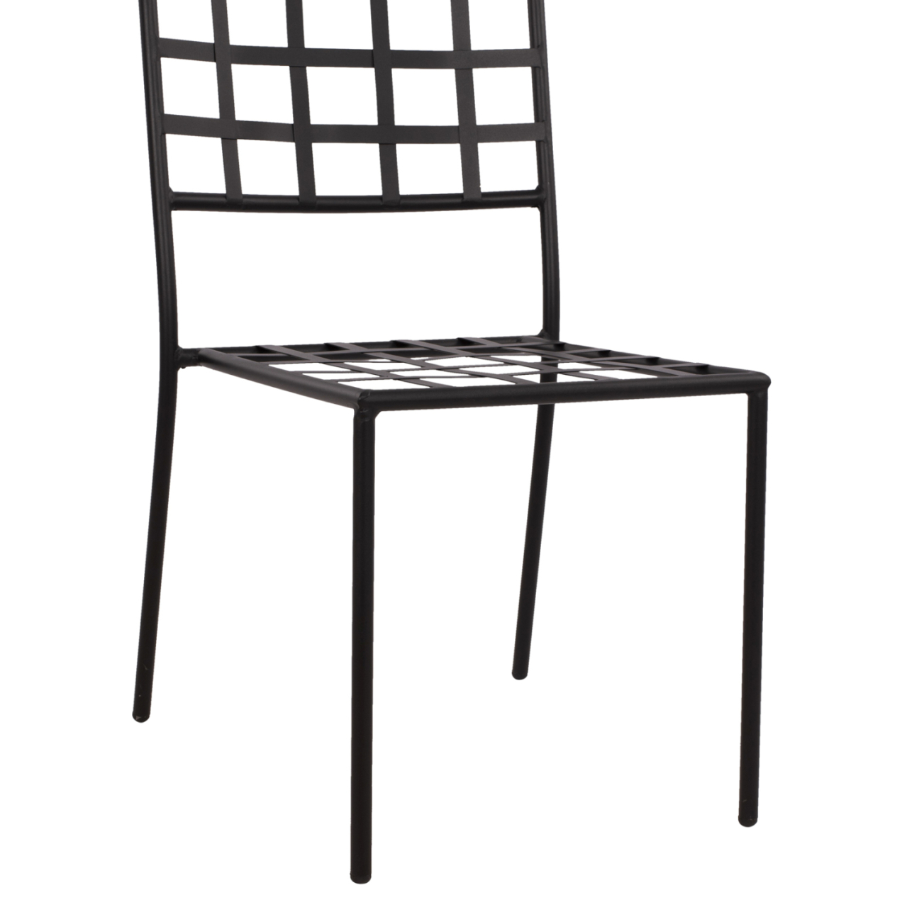 Metallic chair HM5509 in black color 46x58x88 cm [10]