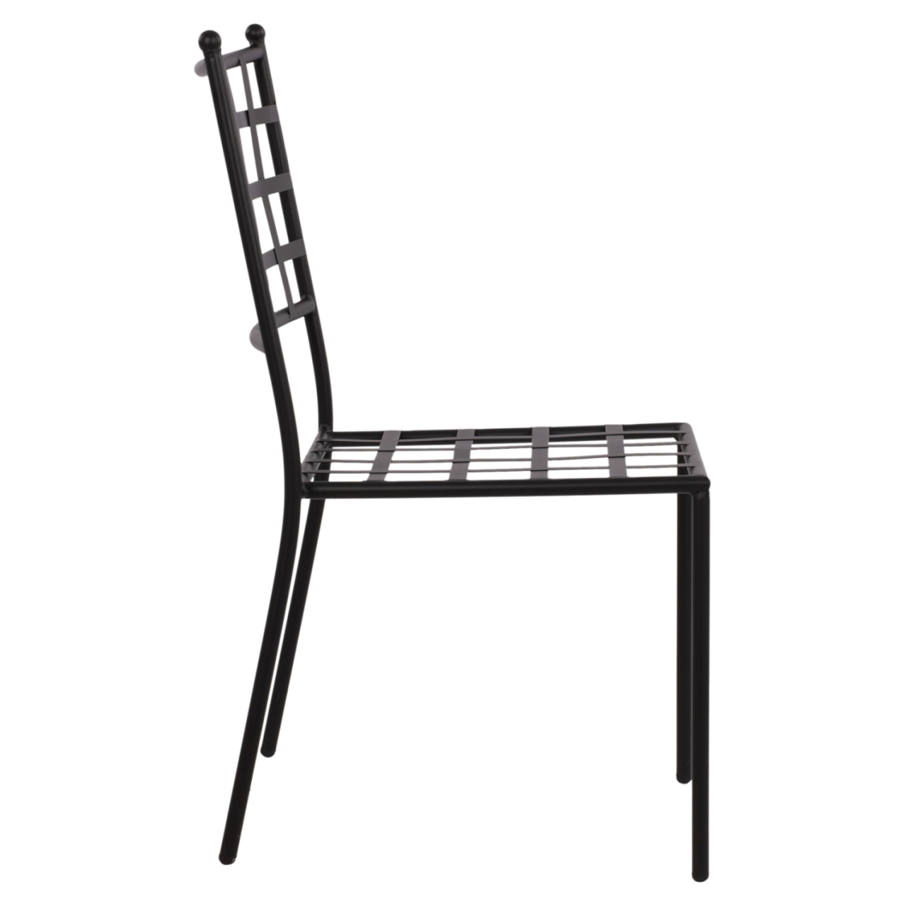 Metallic chair HM5509 in black color 46x58x88 cm [4]