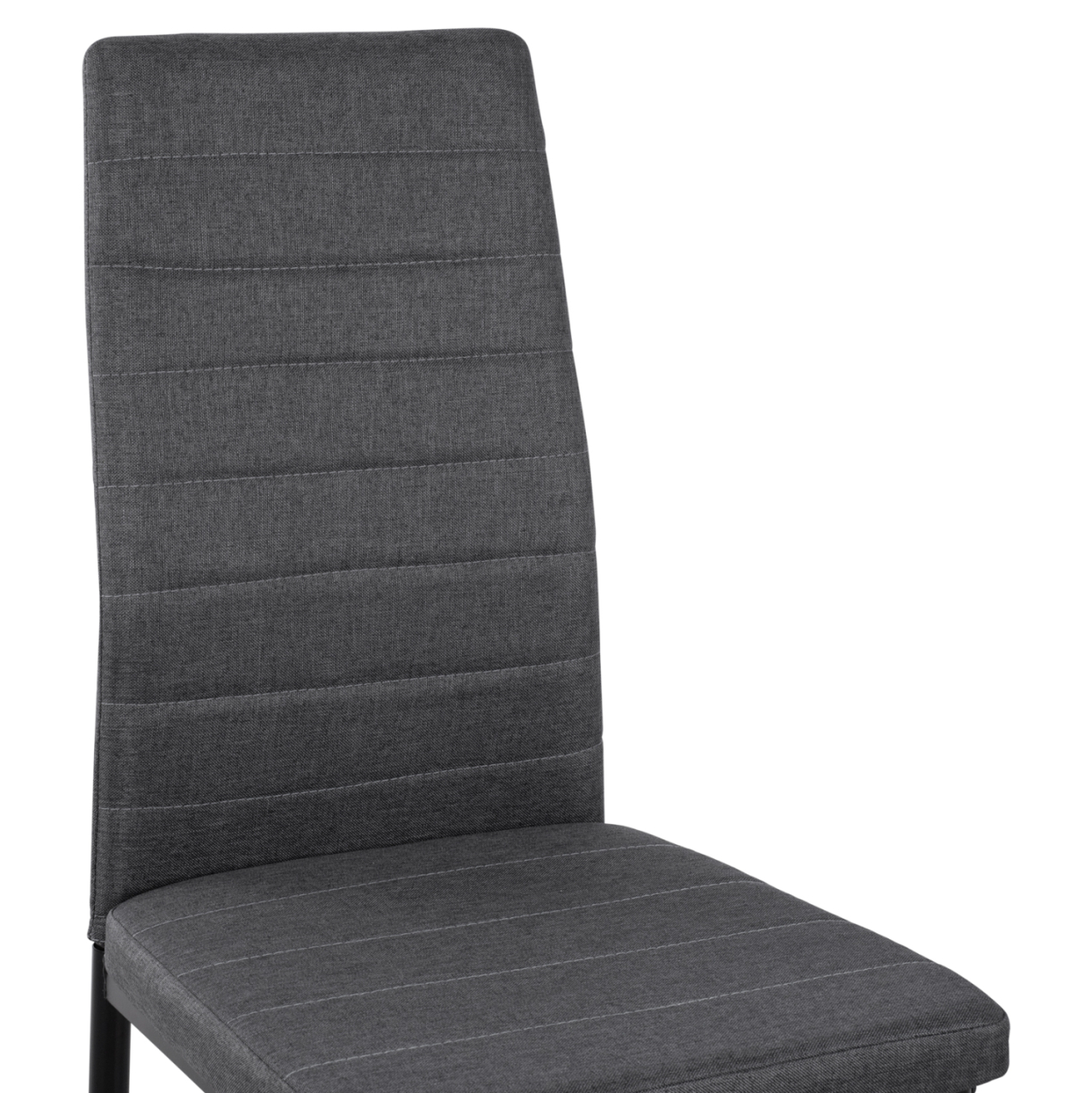 Metallic Chair Lady HM0037.20 Grey fabric with metallic frame K/D 40x48x95 [7]