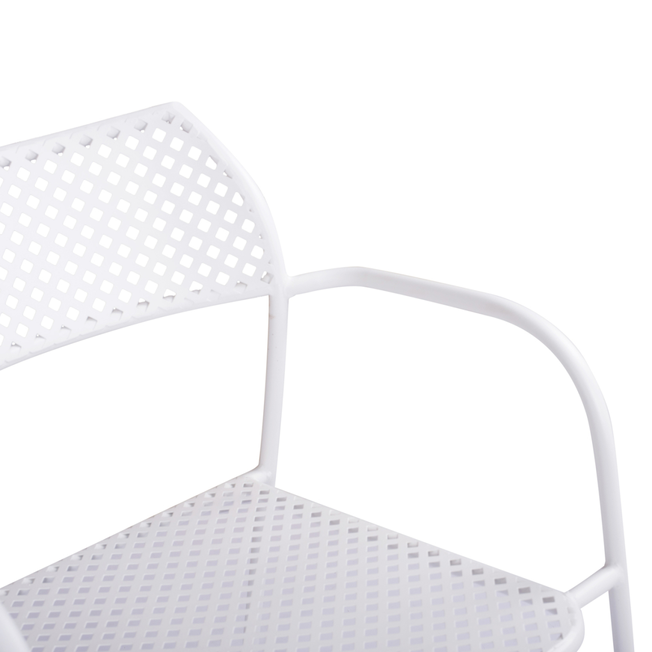 Metallic Chair White Thetis HM5173.12 55x57x79 cm [7]