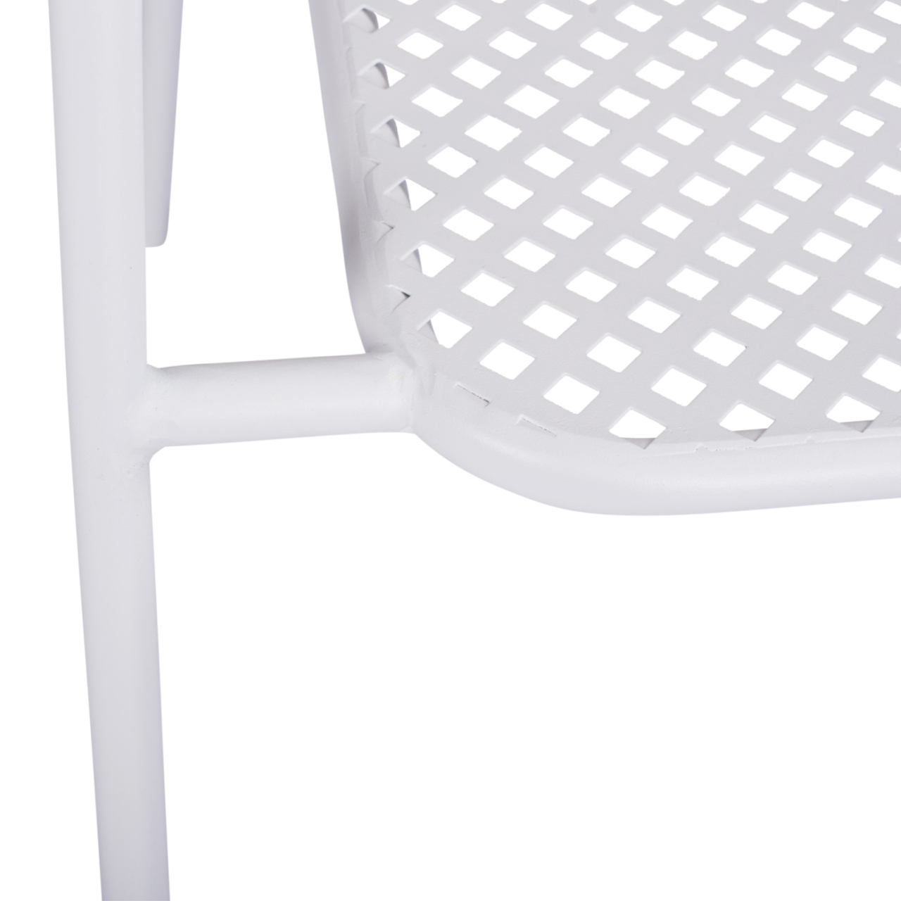 Metallic Chair White Thetis HM5173.12 55x57x79 cm [8]