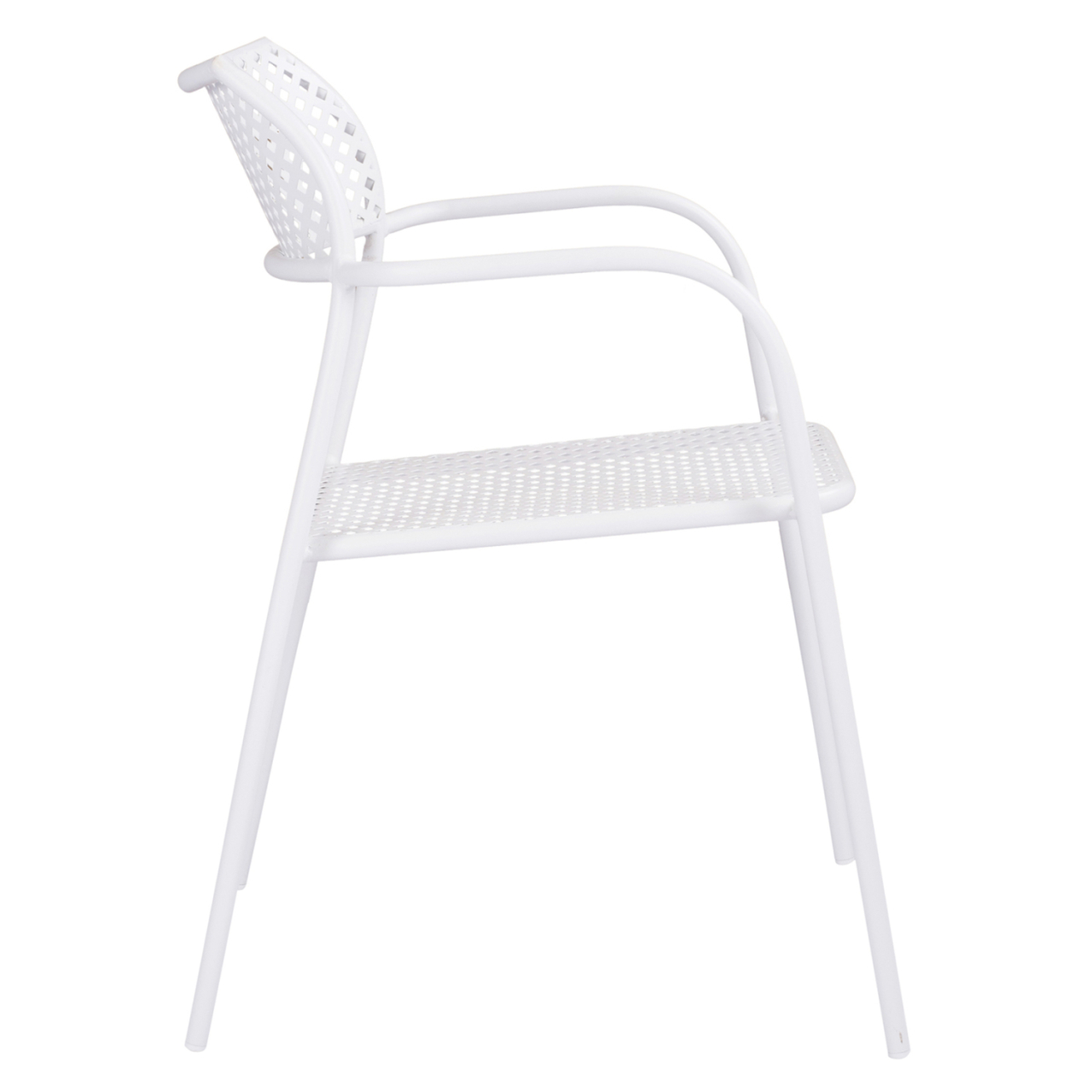 Metallic Chair White Thetis HM5173.12 55x57x79 cm [4]