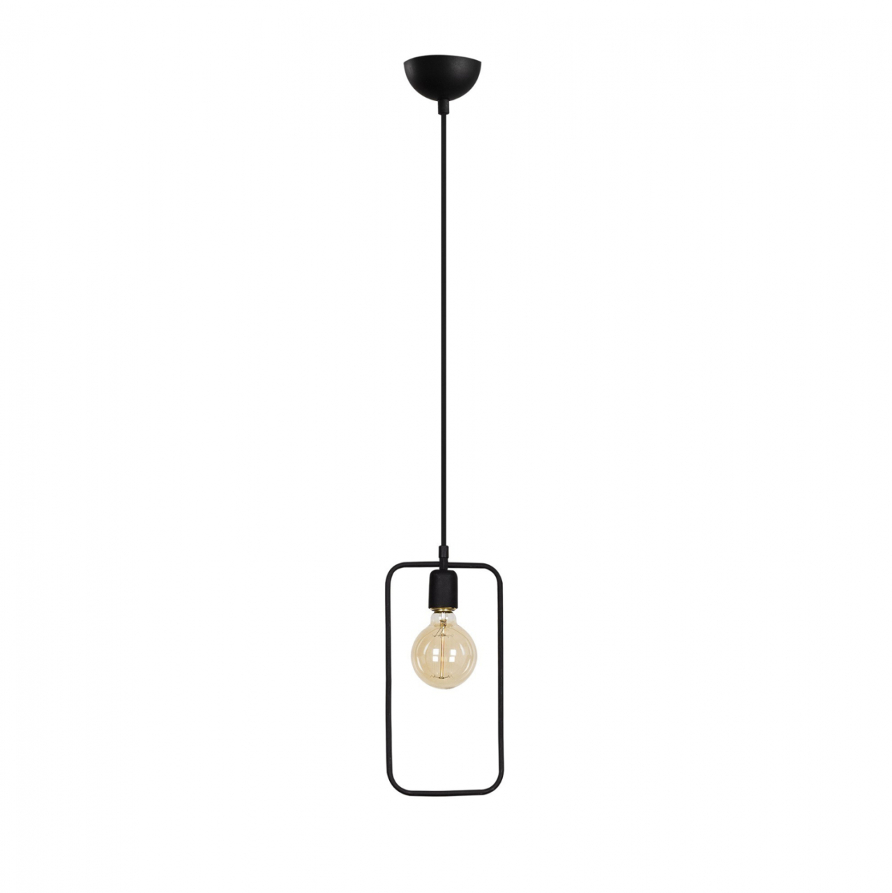 METALLIC PENDANT LIGHT BLACK HM7258 15Χ6Χ123 cm. [3]