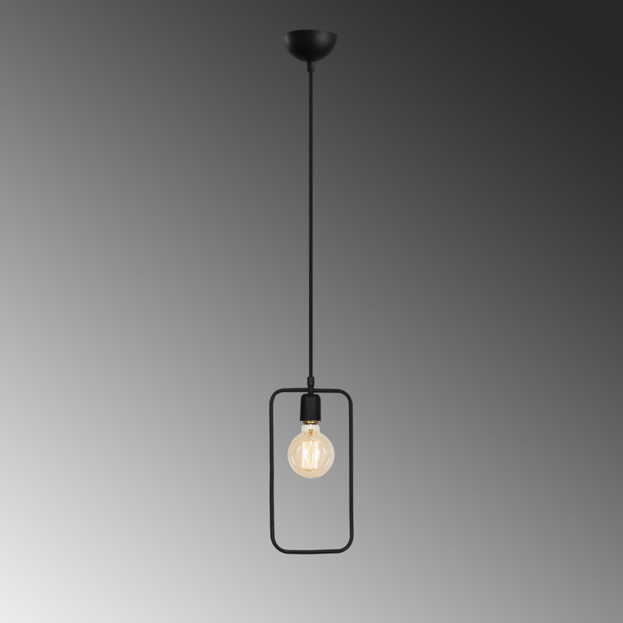 METALLIC PENDANT LIGHT BLACK HM7258 15Χ6Χ123 cm. [5]