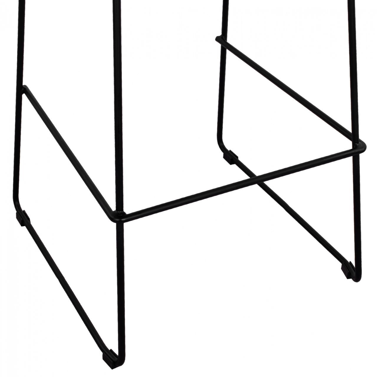 Metallic Stool Allegra HM5642 with Wicker in Beige color 48x53x100 cm [9]