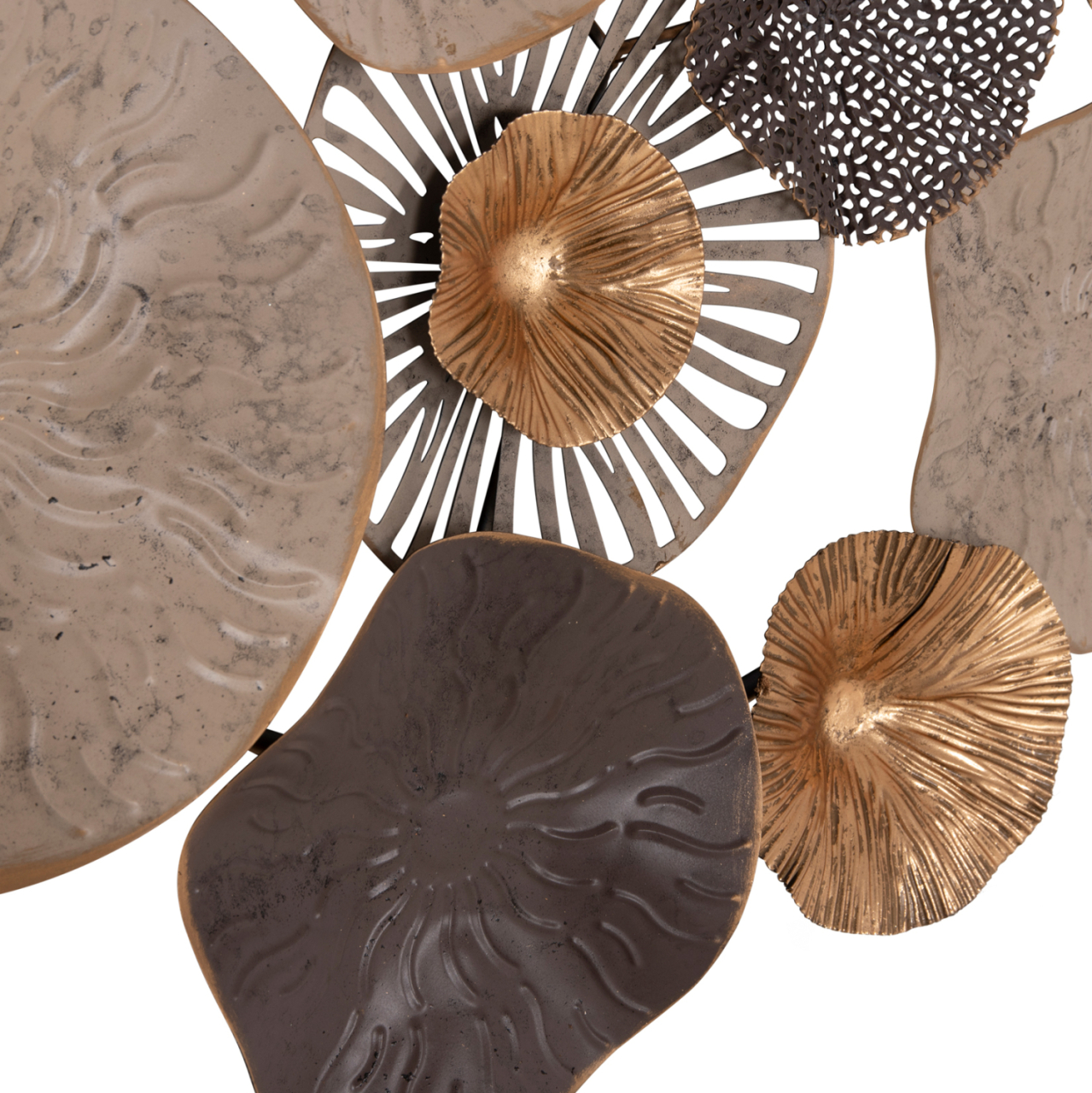 METALLIC WALL DECORATION HM7163 BROWN ECRU GOLD 69x8x69Y cm. [5]