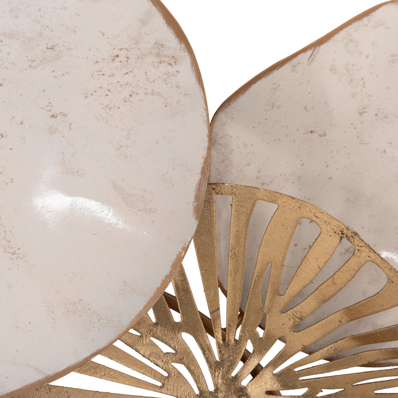 METALLIC WALL DECORATION HM7177 GOLD WHITE 74x10x38Η cm. [6]