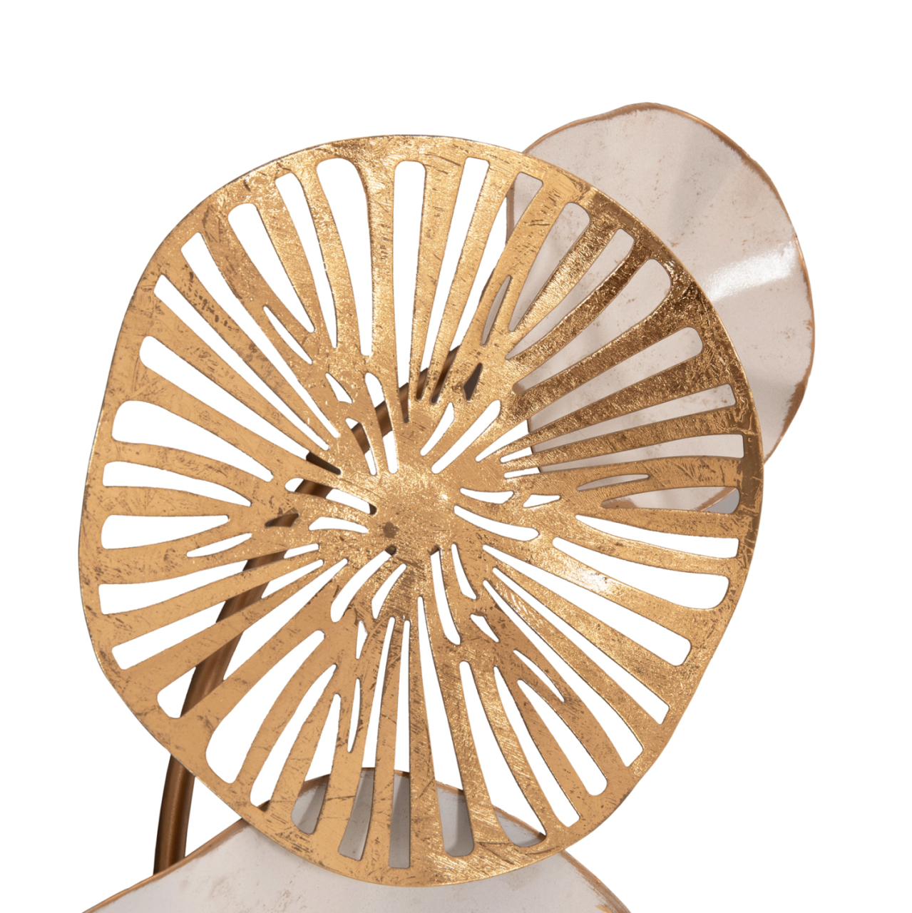 METALLIC WALL DECORATION HM7177 GOLD WHITE 74x10x38Η cm. [8]