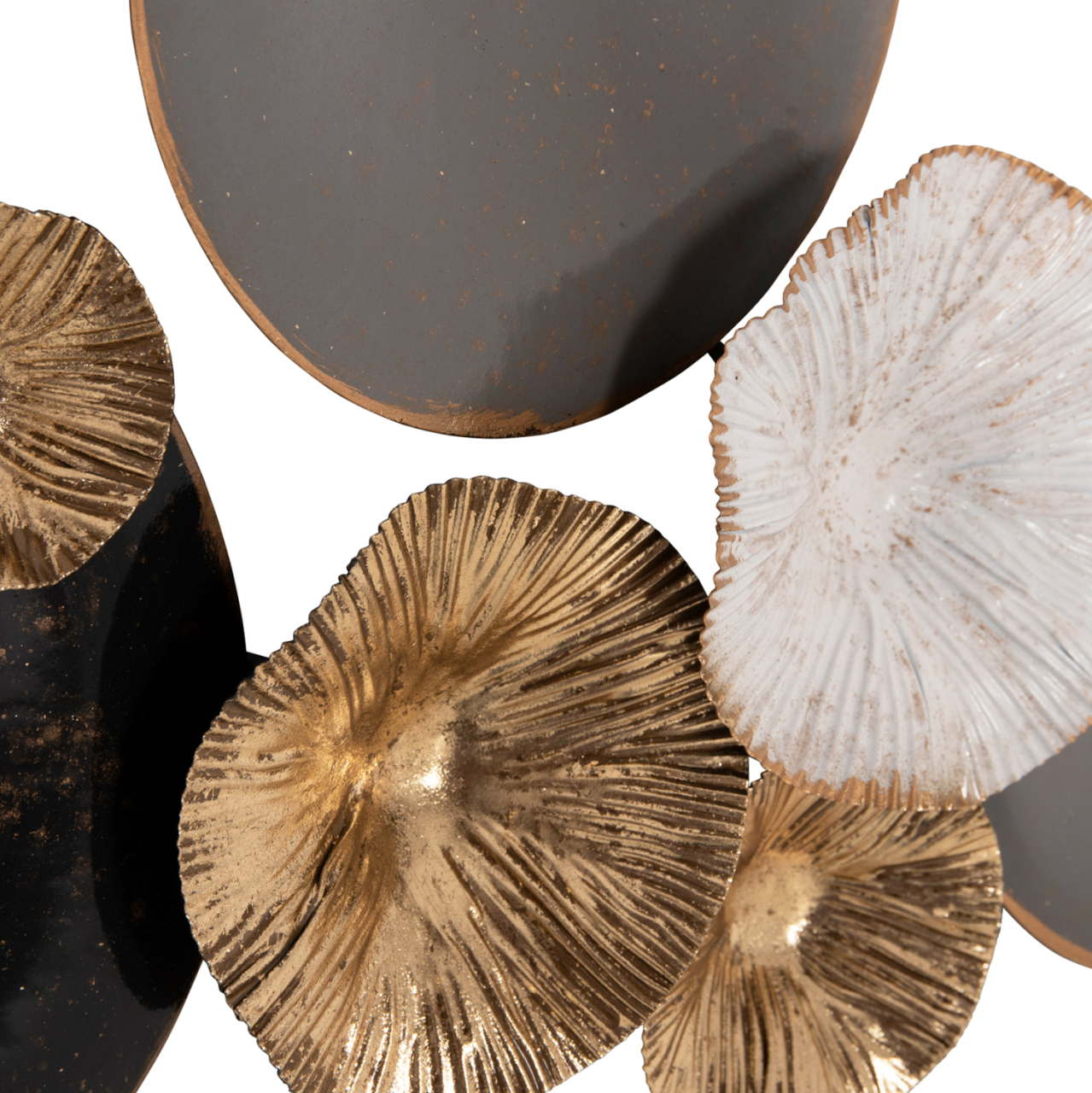 METALLIC WALL DECORATION HM7179 GRAY GOLD 66x6x38Y cm. [10]