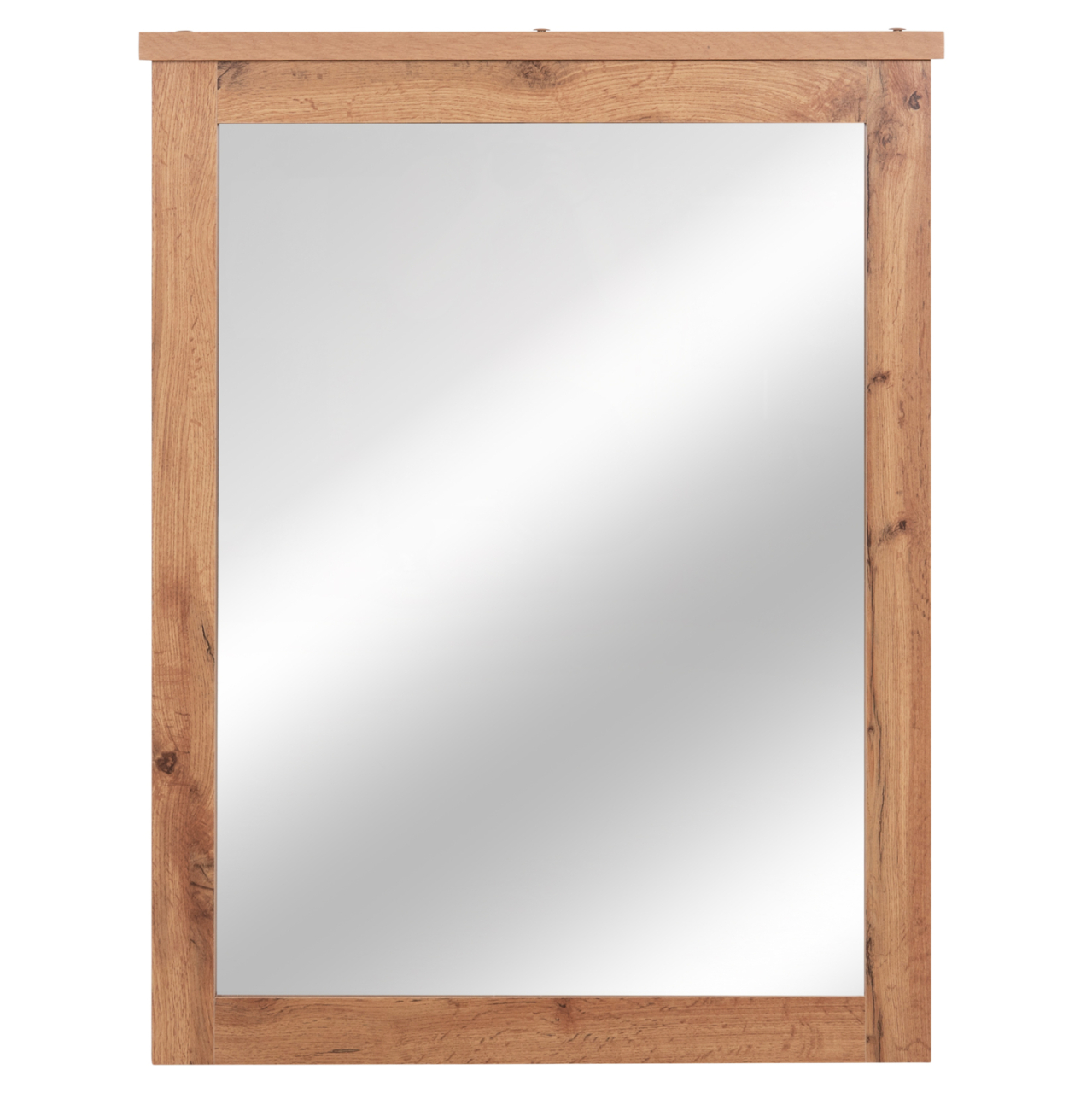 MIRROR CARYS HM314.12 MELAMINE IN NATURAL WOOD COLOR 73x4(thickness)x93Hcm. [1]