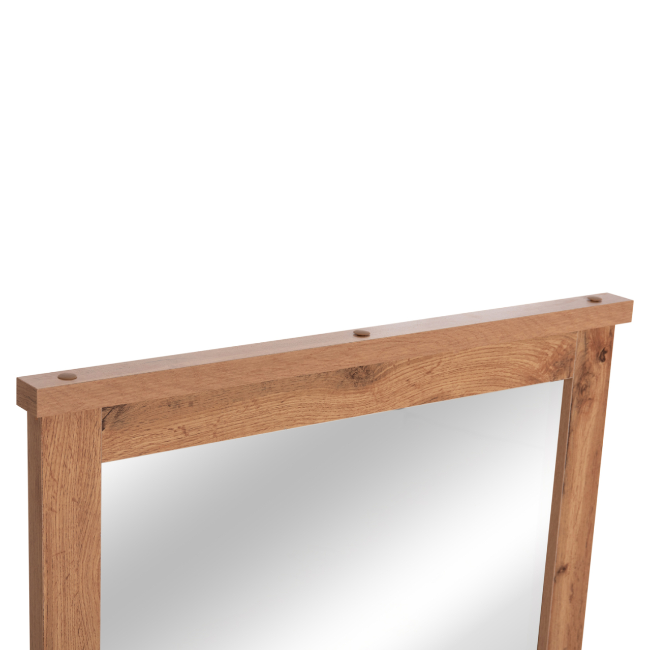 MIRROR CARYS HM314.12 MELAMINE IN NATURAL WOOD COLOR 73x4(thickness)x93Hcm. [6]