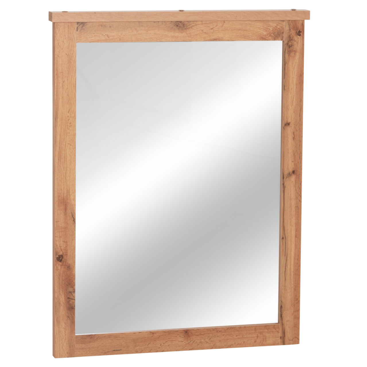 MIRROR CARYS HM314.12 MELAMINE IN NATURAL WOOD COLOR 73x4(thickness)x93Hcm. [3]