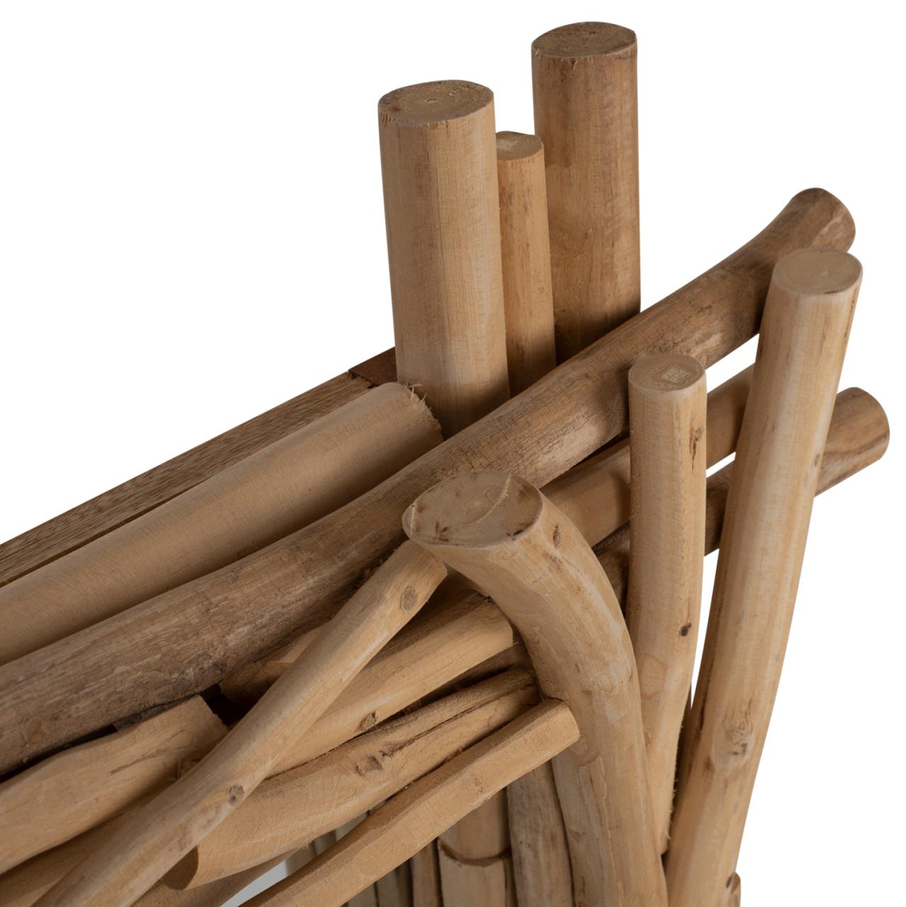 MIRROR FB99372 SOLID TEAK BRANCHES NATURAL 100X80H [6]
