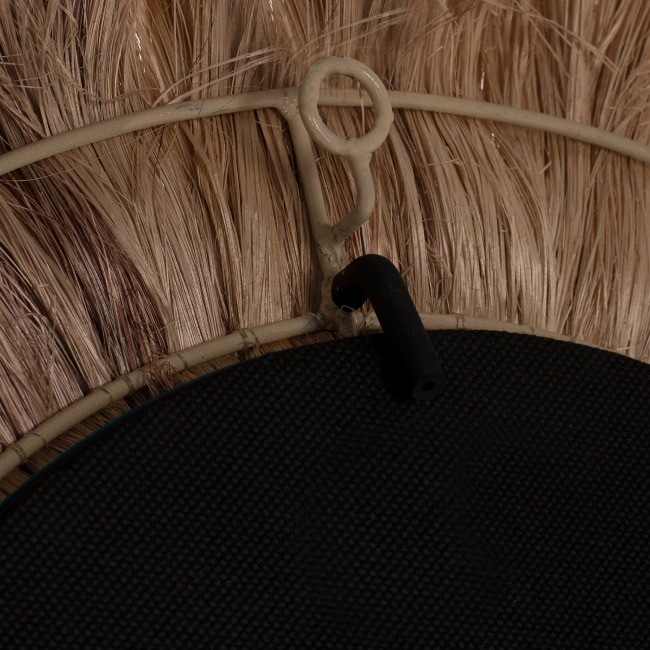 MIRROR ROUND ABACA FIBER FRAME IN NATURAL COLOR 60x4,5x60Hcm.HM7731 [6]