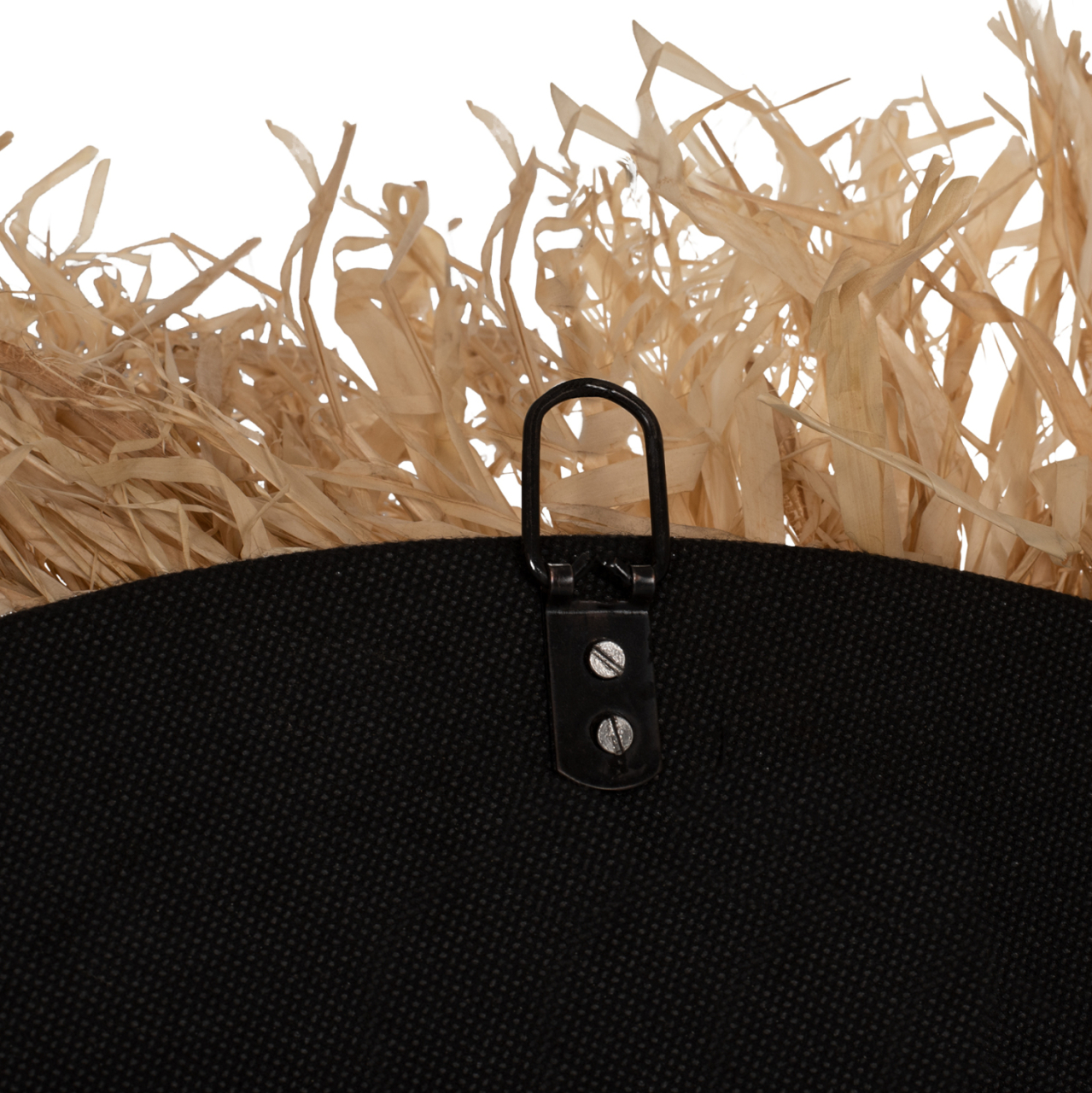 MIRROR ROUND SISAL FIBER AND ABACA FIBER FRAME IN NATURAL-BLACK Φ90cm.HM7746 [6]