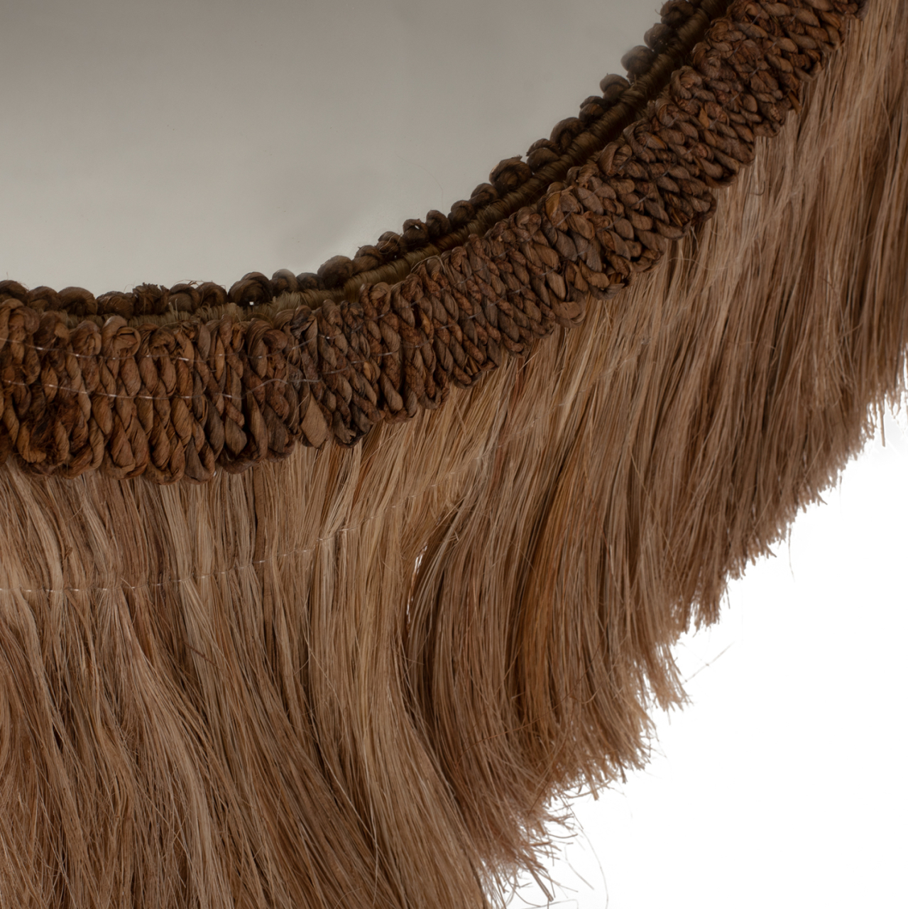 MIRROR ROUND WITH ABACA FIBER FRAME IN NATURAL COLOR 70x4x90Hcm.HM7804 [5]