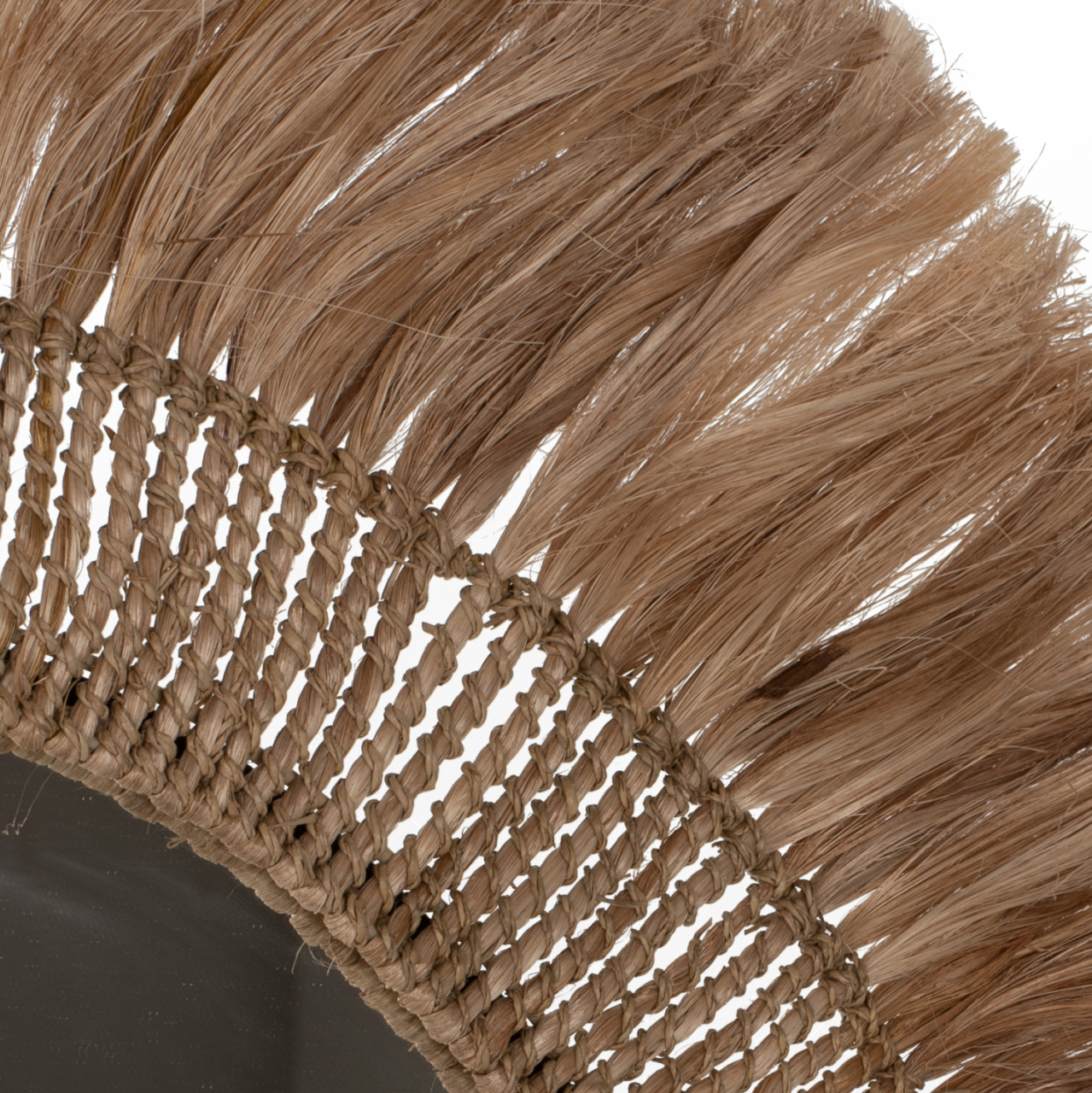 MIRROR ROUND WITH ABACA FIBER FRAME IN NATURAL COLOR 90x4x90Hcm.HM7736 [5]