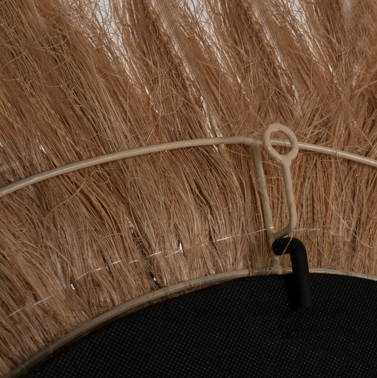 MIRROR ROUND WITH ABACA FRAME NATURAL COLOR 90x4,5x90Hcm.HM7730 [6]