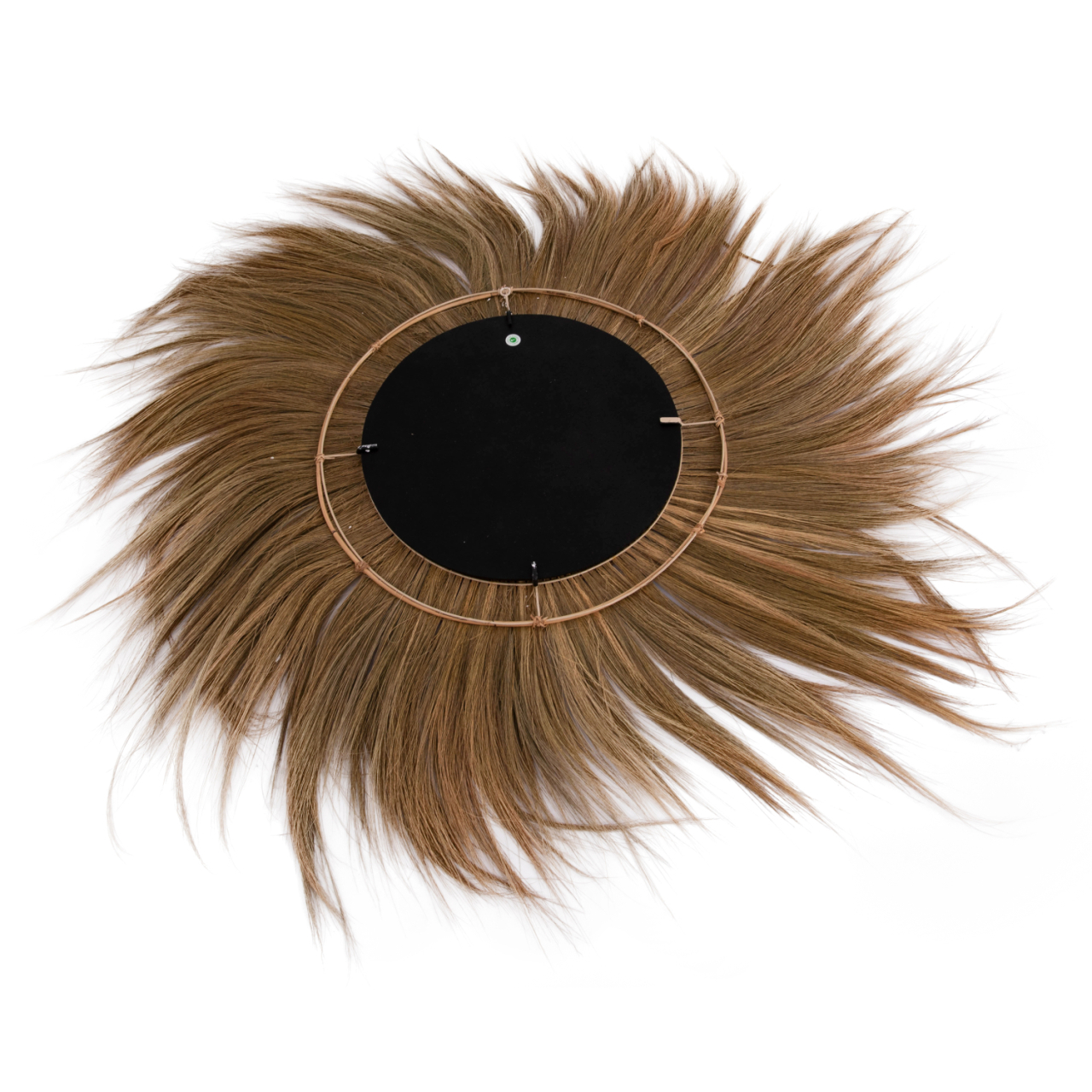 MIRROR ROUND WITH BANANA BARK FIBER FRAME IN NATURAL COLOR 130x4x130Hcm.HM7734 [6]