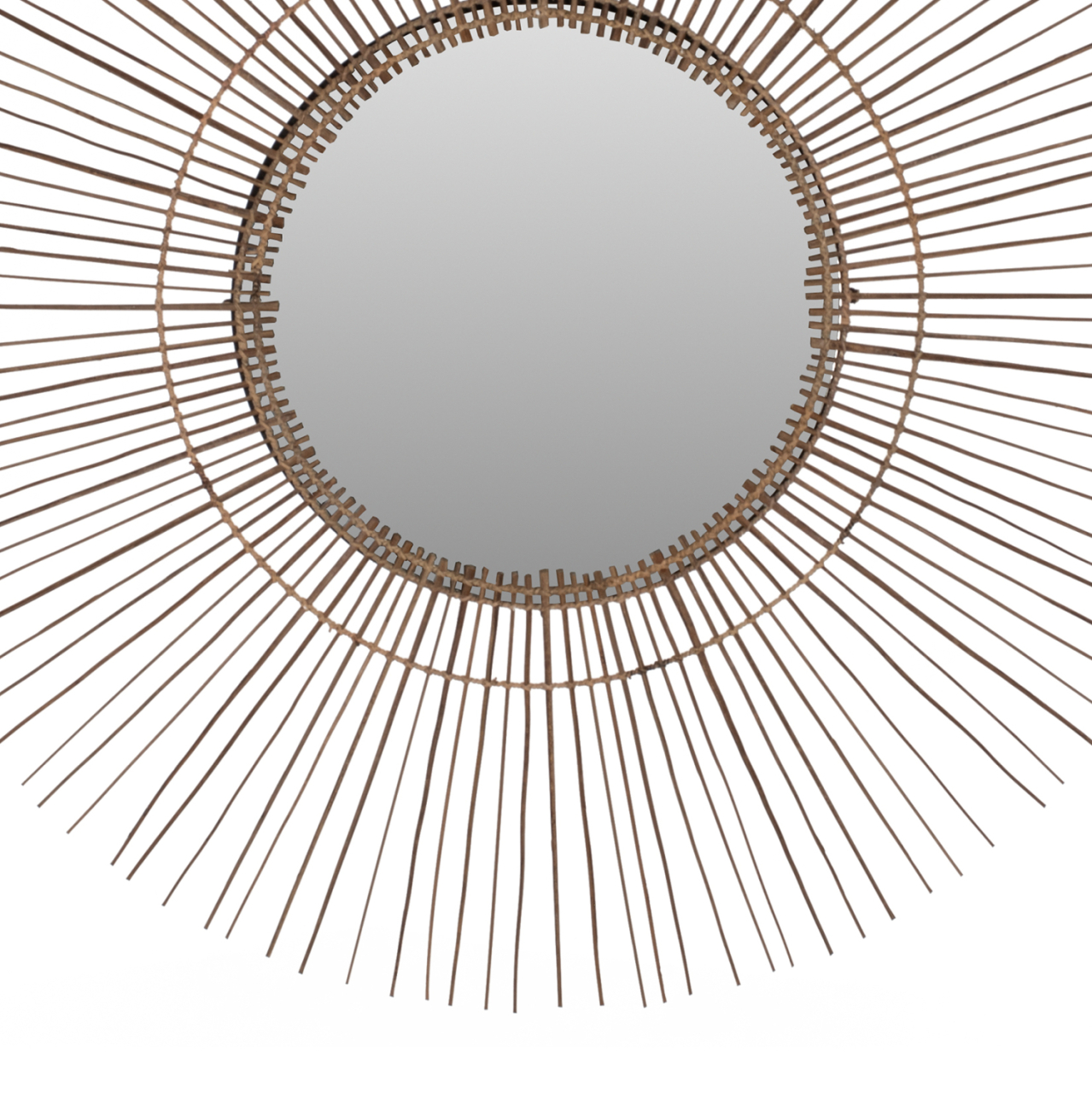 MIRROR ROUND WITH COCONUT STICKS FRAME IN NATURAL COLOR 120x4x120Hcm.HM7732 [3]