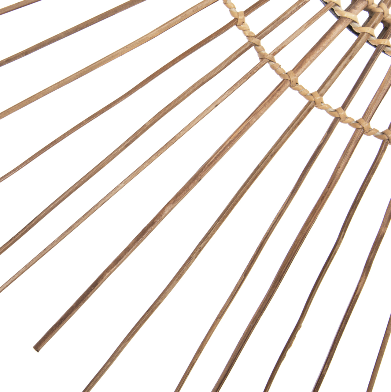 MIRROR ROUND WITH COCONUT STICKS FRAME NATURAL COLOR Φ85cm.HM7733 [6]
