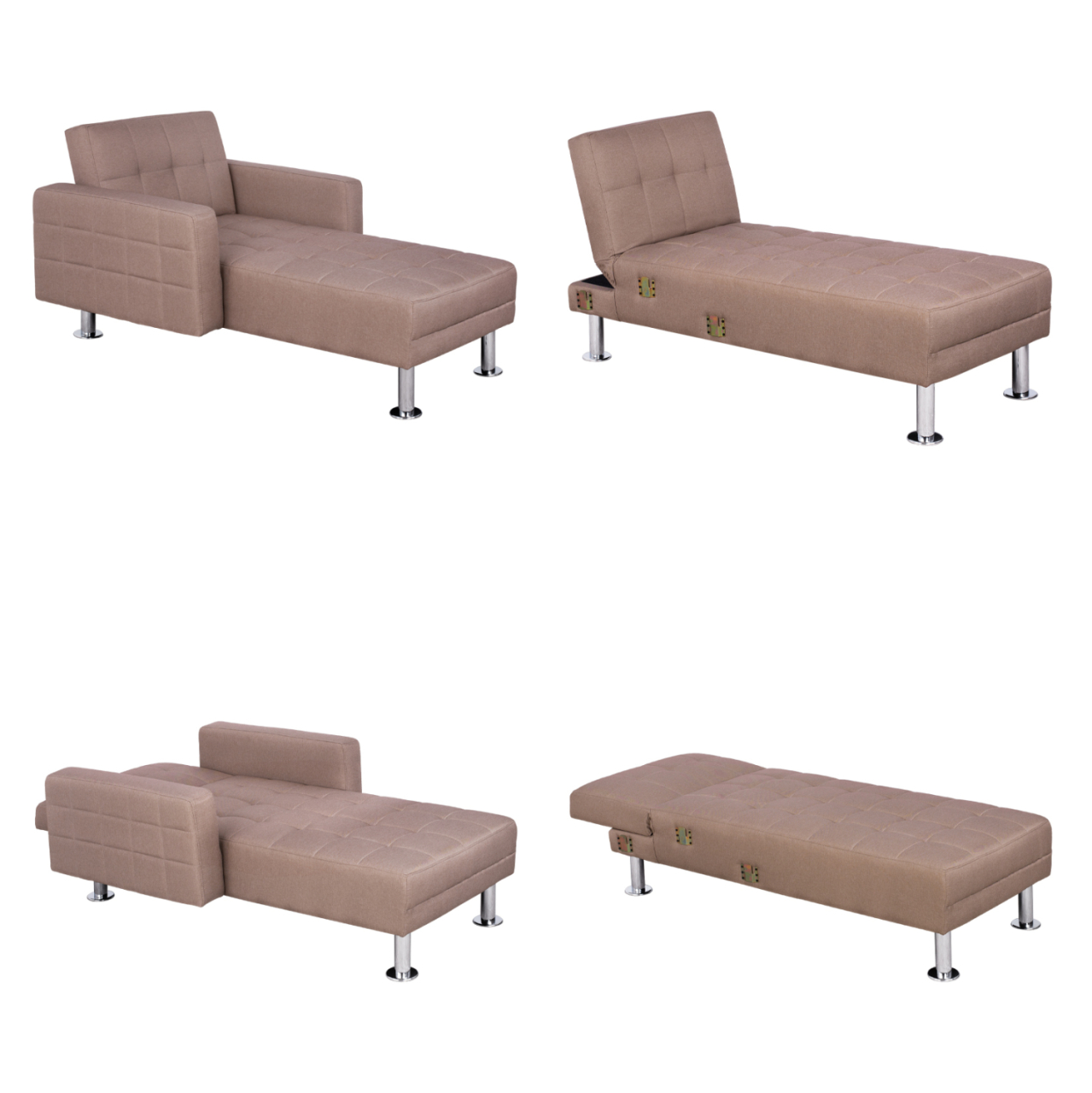 Mutli Corner Sofa Beige Sofa Bed Holden HM3147.02 Recersible 265x151x78cm [7]
