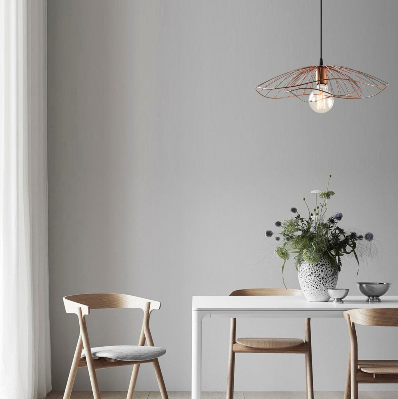 NG LAMP METAL PENDANT COPPER HM7229.02 Φ50x111 cm. [3]