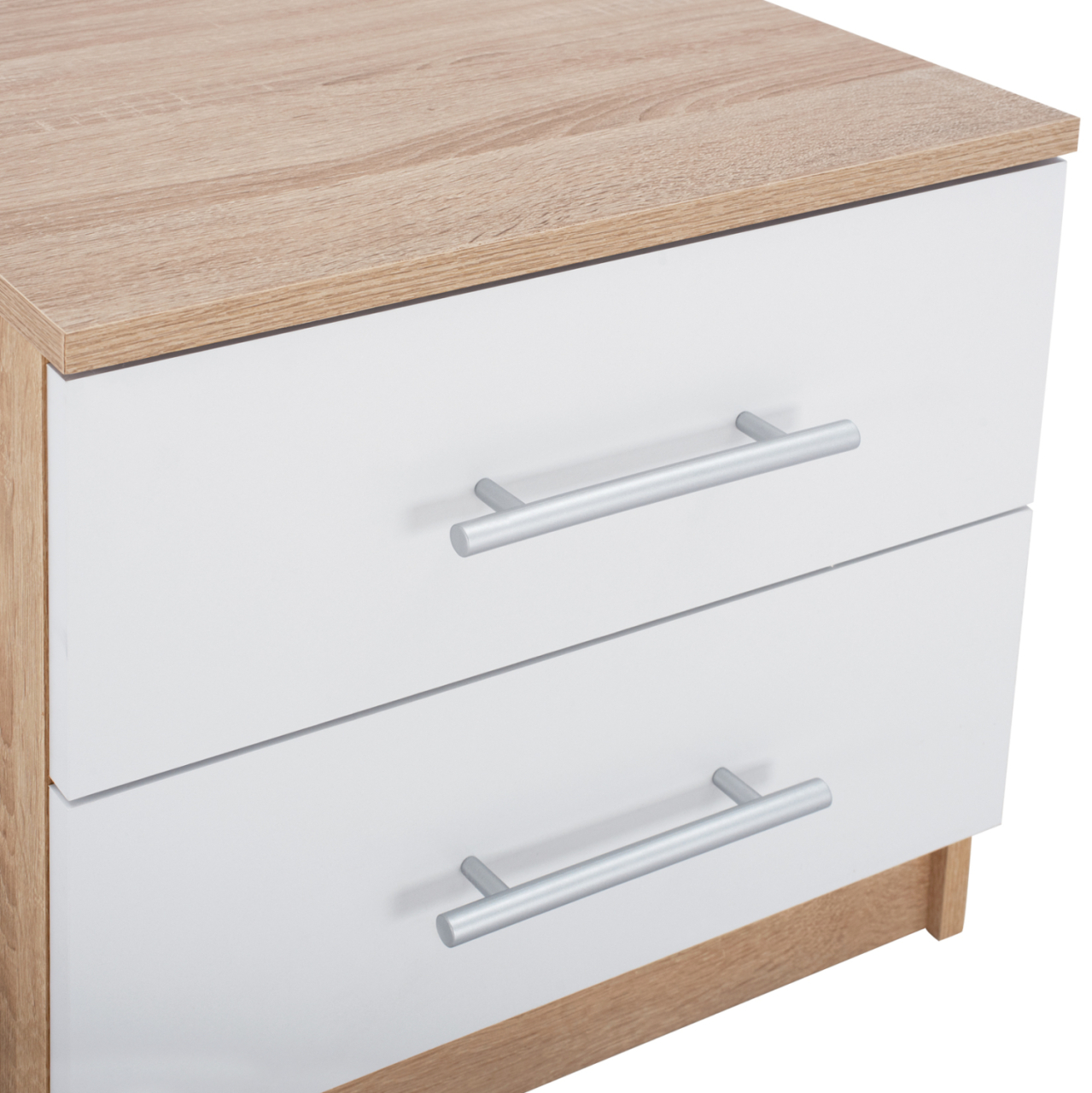 NIGHT STAND HM2220.06 SONAMA-WHITE 48x40,5x41,5 cm. [6]