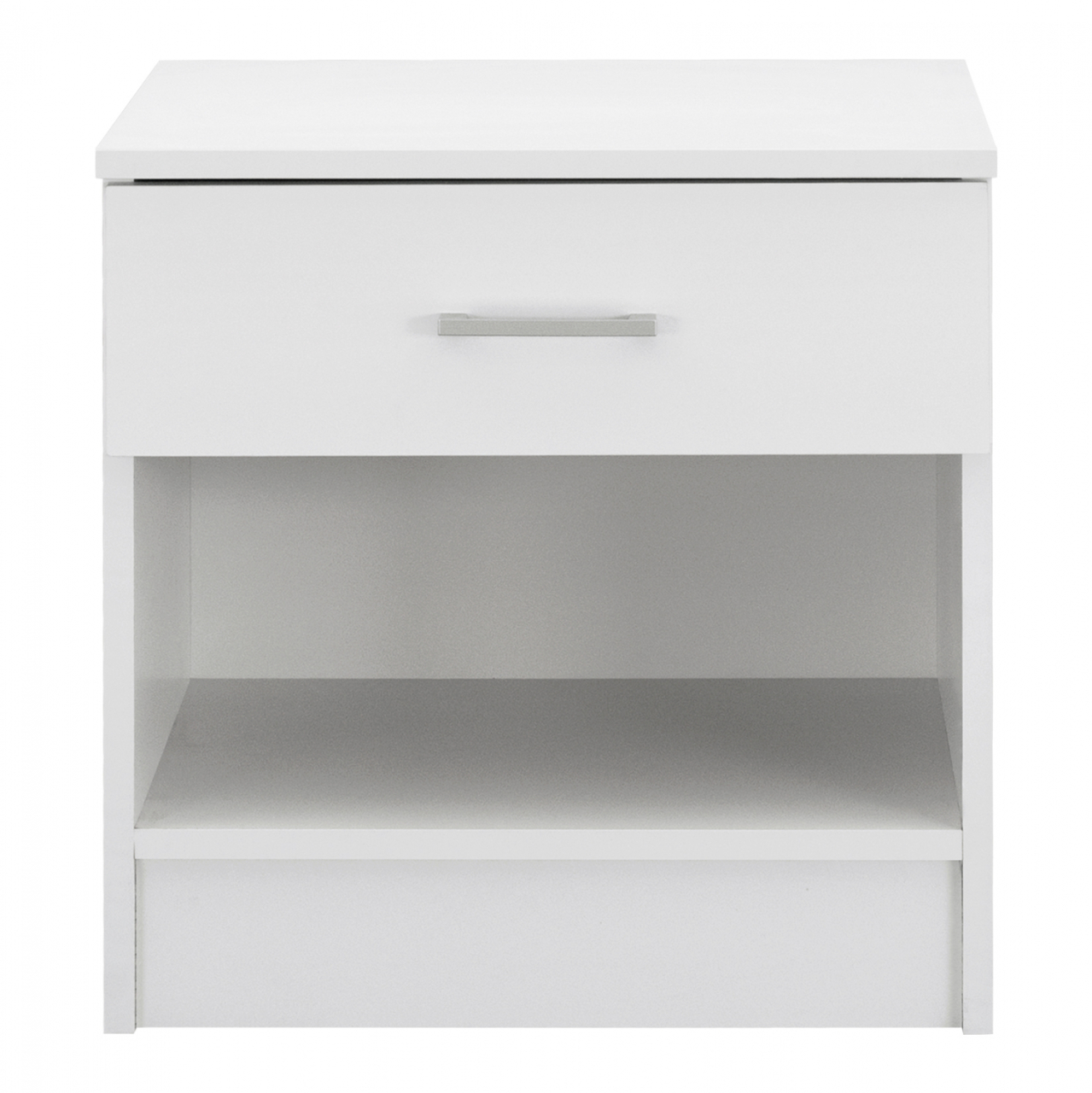 NIGHT STAND WITH 1 DRAWER IN WHITE HM2345.05 45x35,5x47 cm. [4]