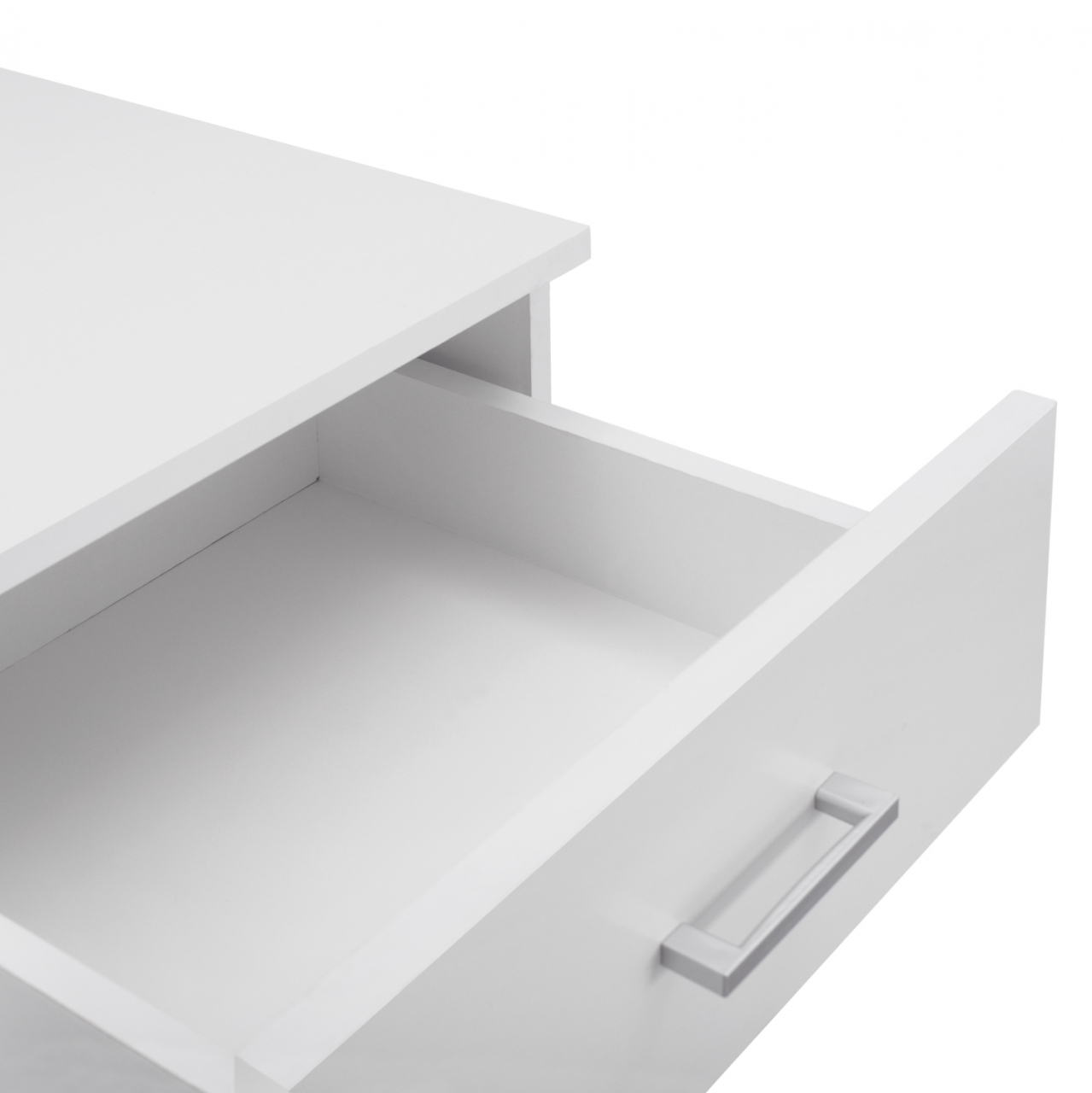 NIGHT STAND WITH 1 DRAWER IN WHITE HM2345.05 45x35,5x47 cm. [5]