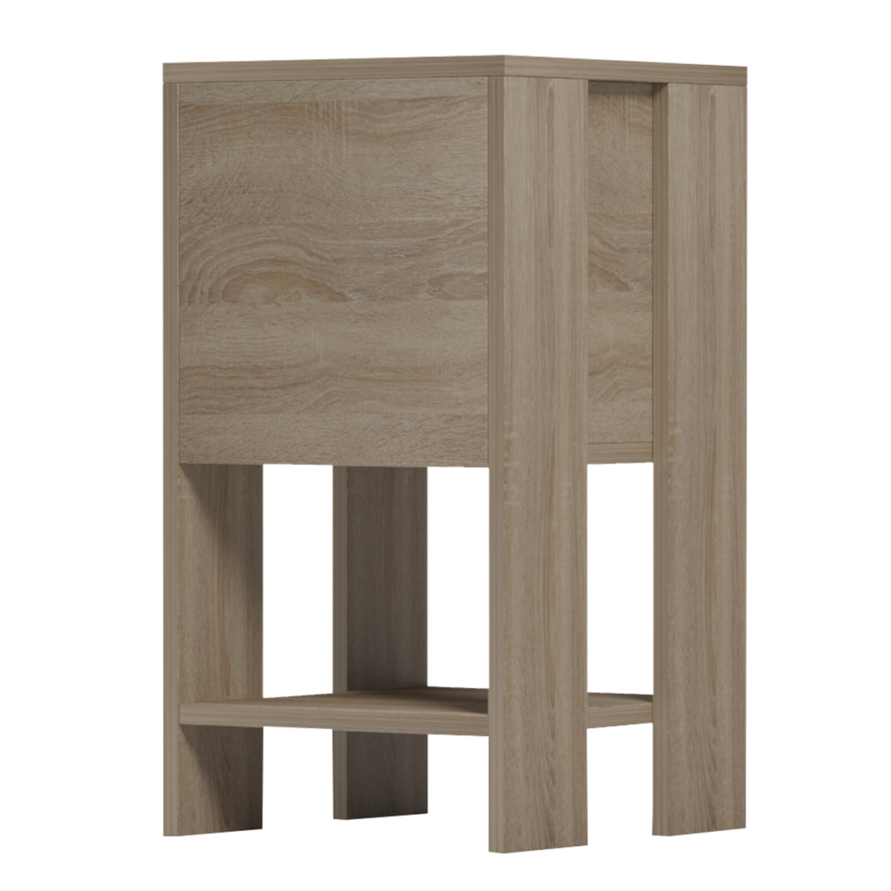 NIGHTSTAND ARGUS HM18378.01 MELAMINE IN SONAMA 30x30x55Hcm. [4]