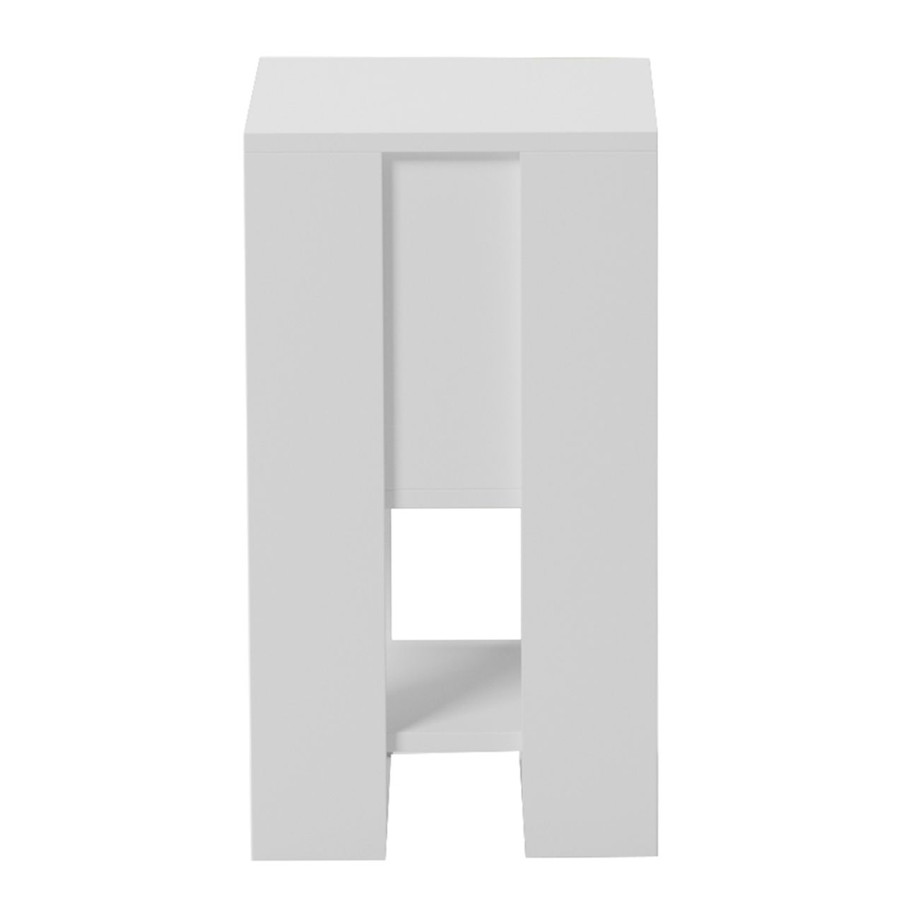 NIGHTSTAND ARGUS HM18378.02 MELAMINE IN WHITE 30x30x55Hcm. [4]