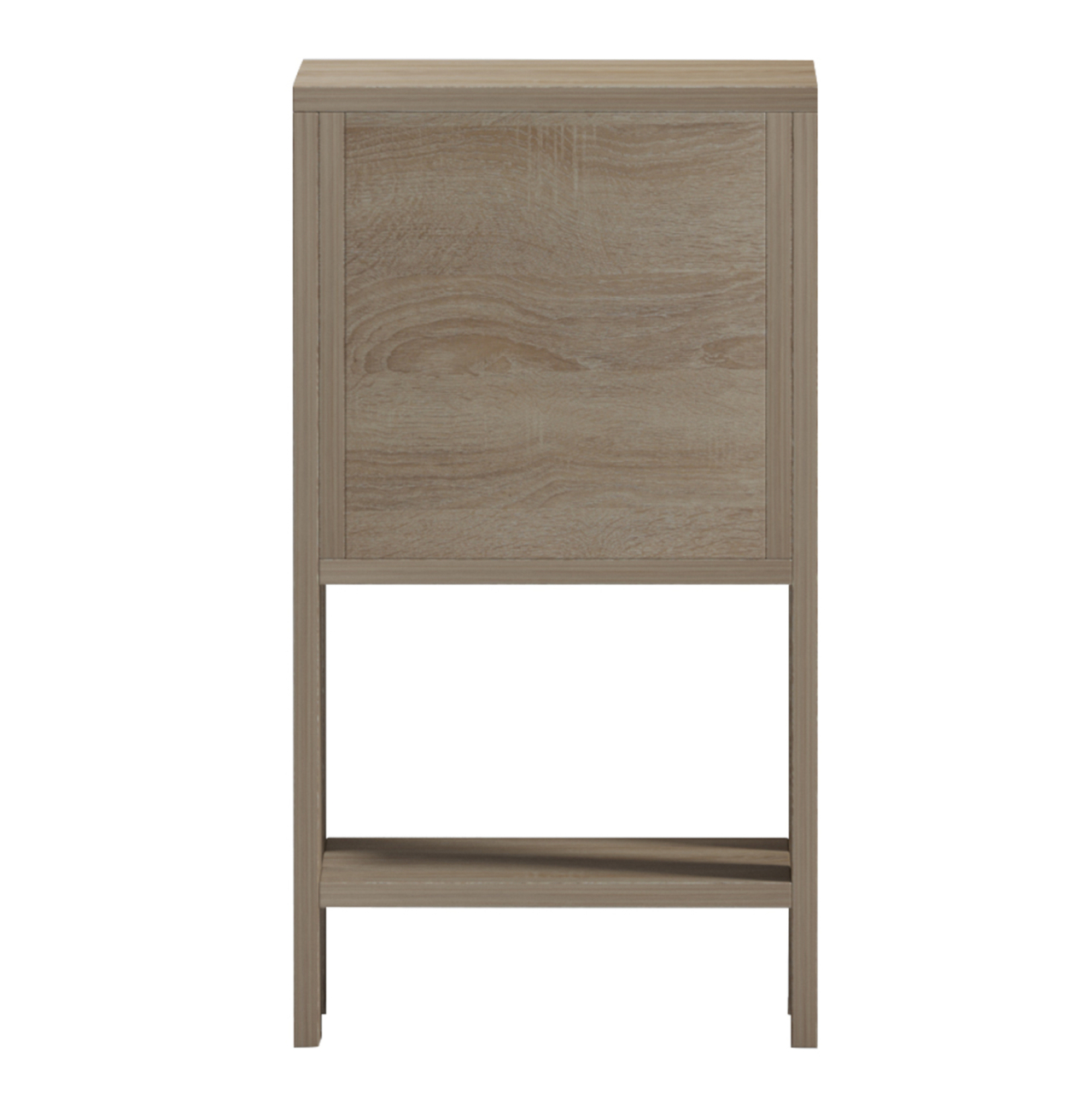 NIGHTSTAND ARGUS HM18378.11 MELAMINE IN WHITE/SONAMA 30x30x55Hcm. [6]