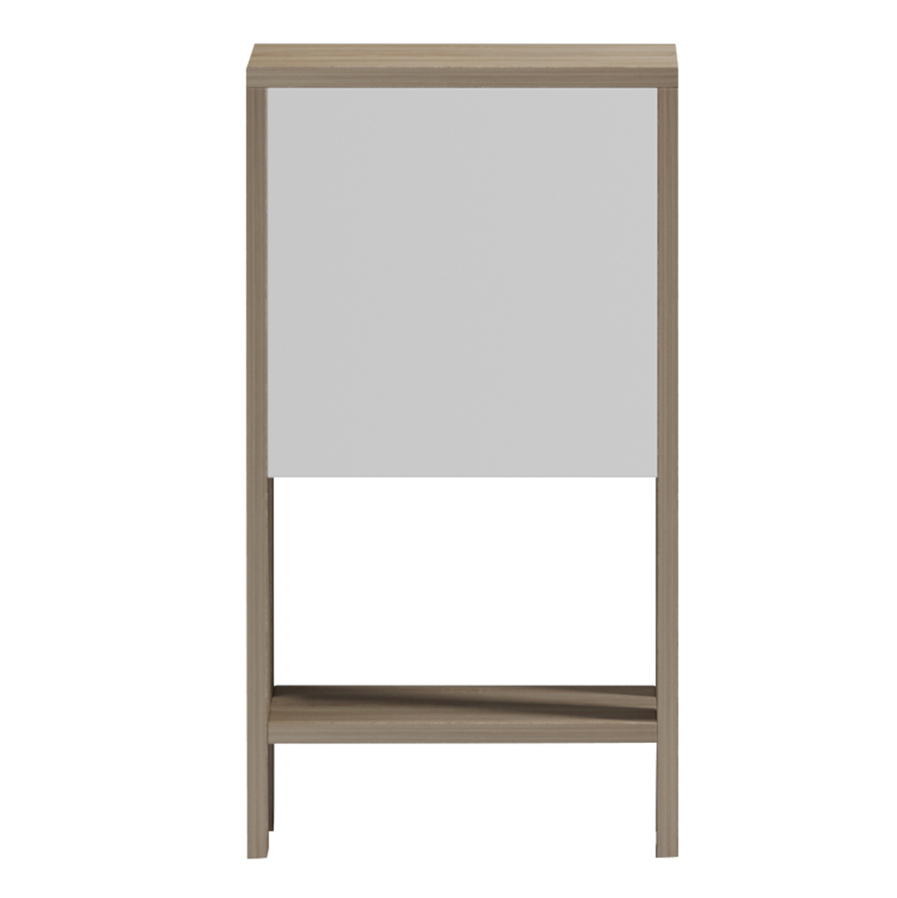 NIGHTSTAND ARGUS HM18378.11 MELAMINE IN WHITE/SONAMA 30x30x55Hcm. [3]