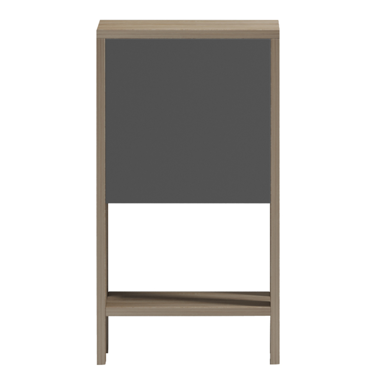 NIGHTSTAND ARGUS HM18378.13 MELAMINE IN SONAMA/GREY 30x30x55Hcm. [3]