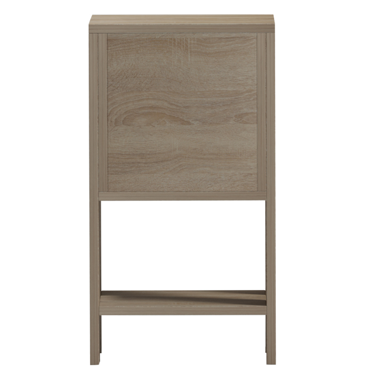 NIGHTSTAND ARGUS HM18378.13 MELAMINE IN SONAMA/GREY 30x30x55Hcm. [6]