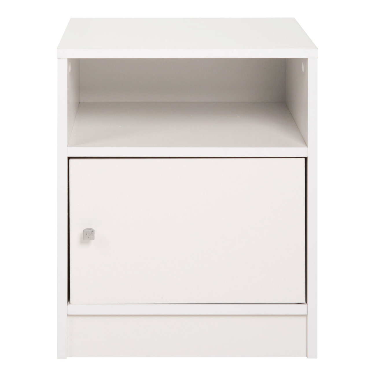 NIGHTSTAND MALORY HM2205.05 WHITE MELAMINE 40x40x50Hcm. [4]