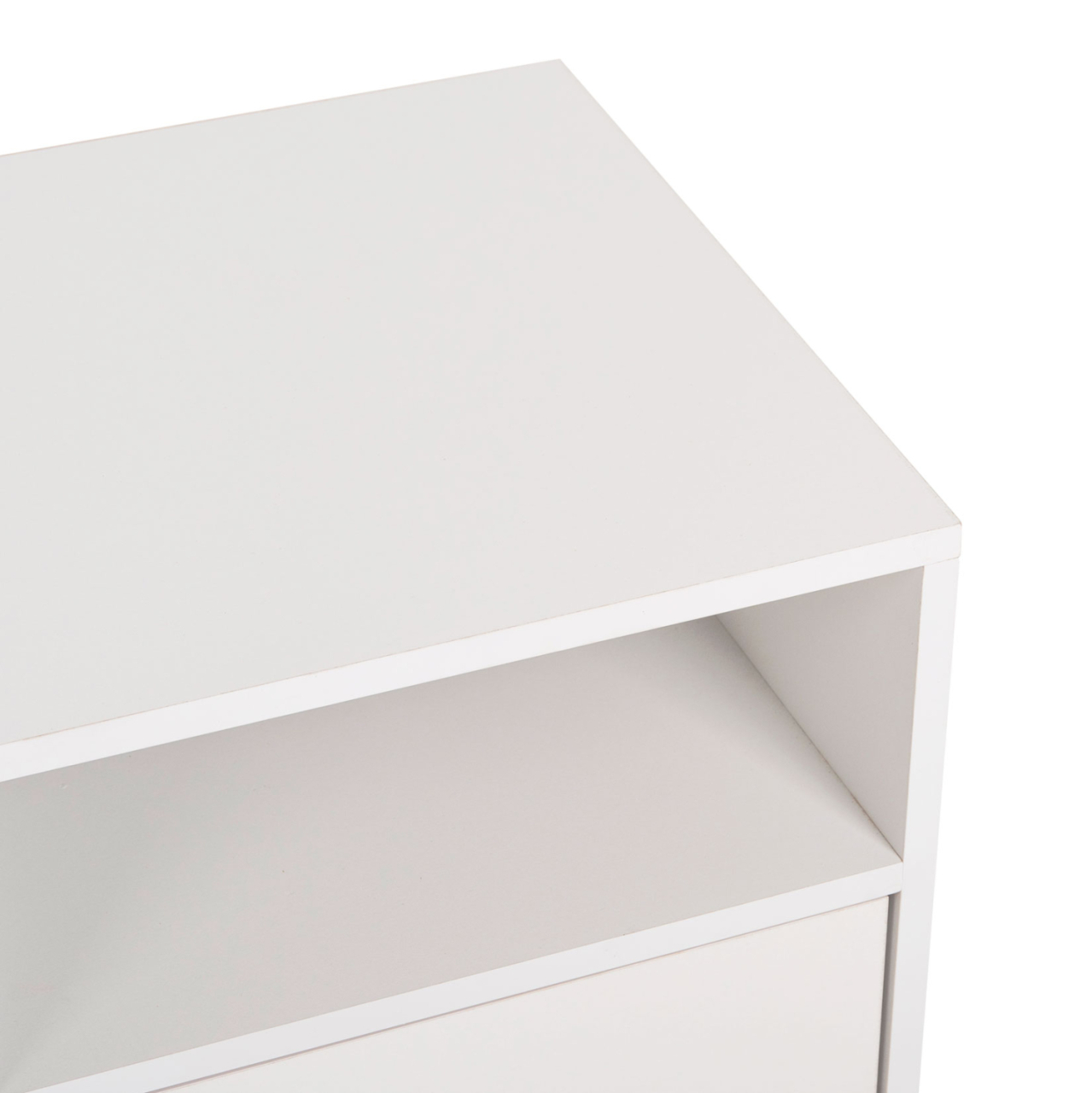 NIGHTSTAND MALORY HM2205.05 WHITE MELAMINE 40x40x50Hcm. [6]