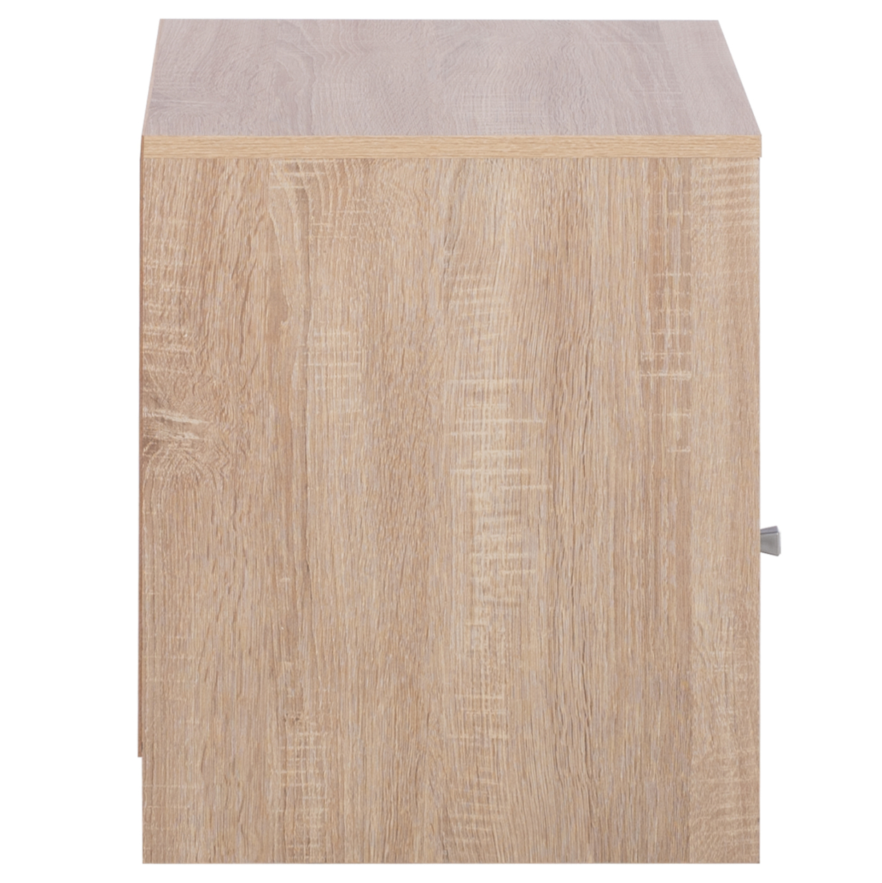 NIGHTSTAND MELAMINE MALORY SONOMA-GREY 40x40x50Hcm.HM2205.04 [4]