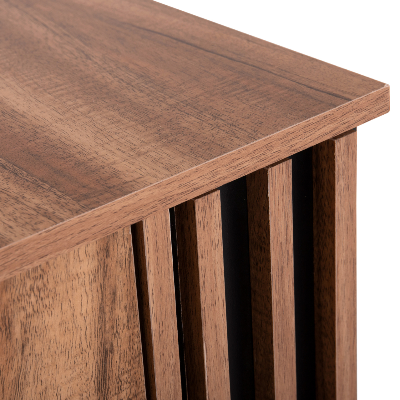 NIGHTSTAND SERIES HARRY HM2487.01 MELAMINE IN NATURAL WOOD COLOR-BLACK 55x43x48Hcm. [9]