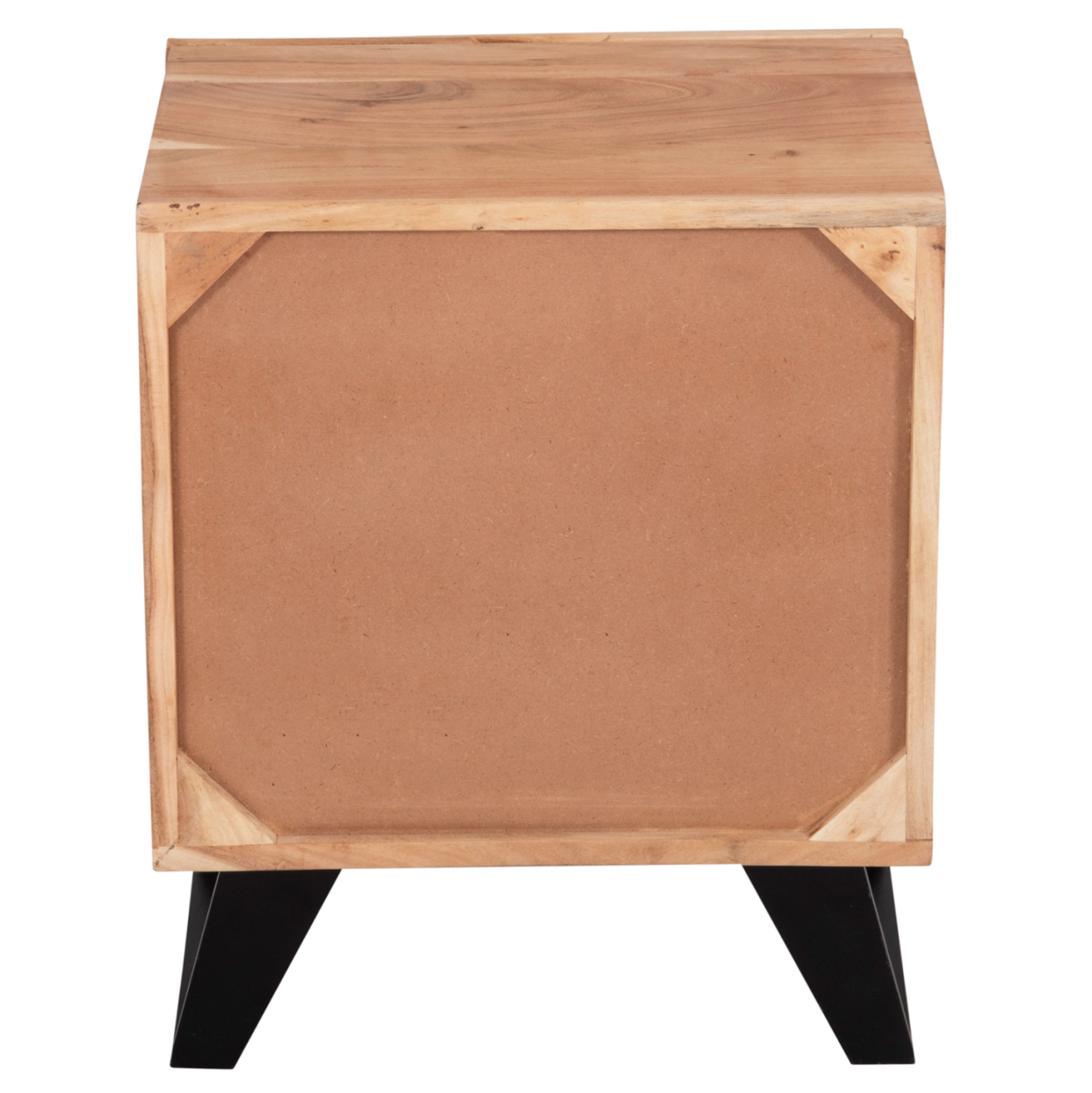 NIGHTSTAND WITH 2 DRAWERS ALICIA HM8360.11 ACACIA WOOD IN NATURAL COLOR 45x35x56Hcm. [6]