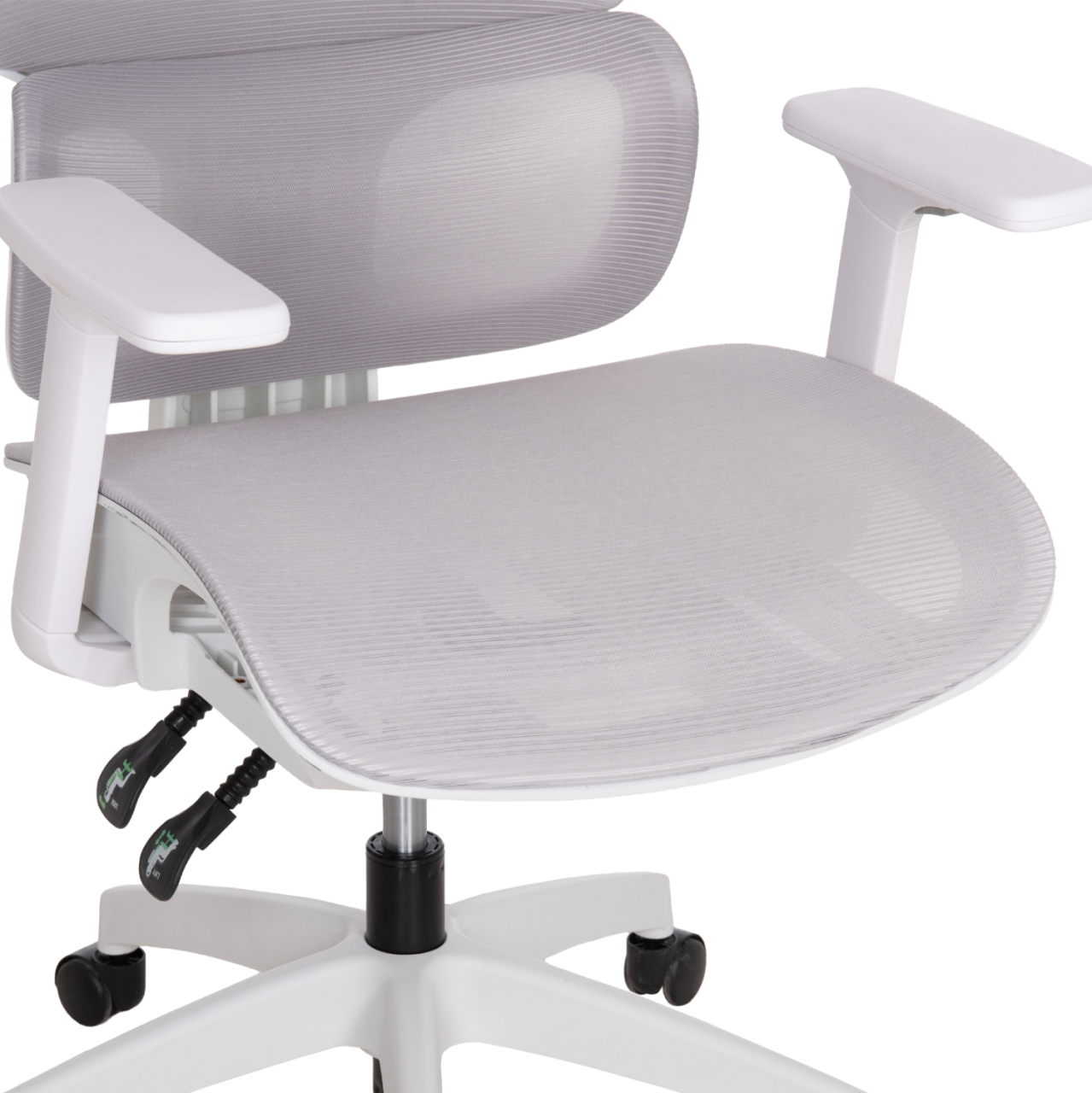 OFFICE CHAIR APEX HM1227.02 WHITE PP--LIGHT GREY MESH FABRIC 70x66x113-130Hcm. [8]