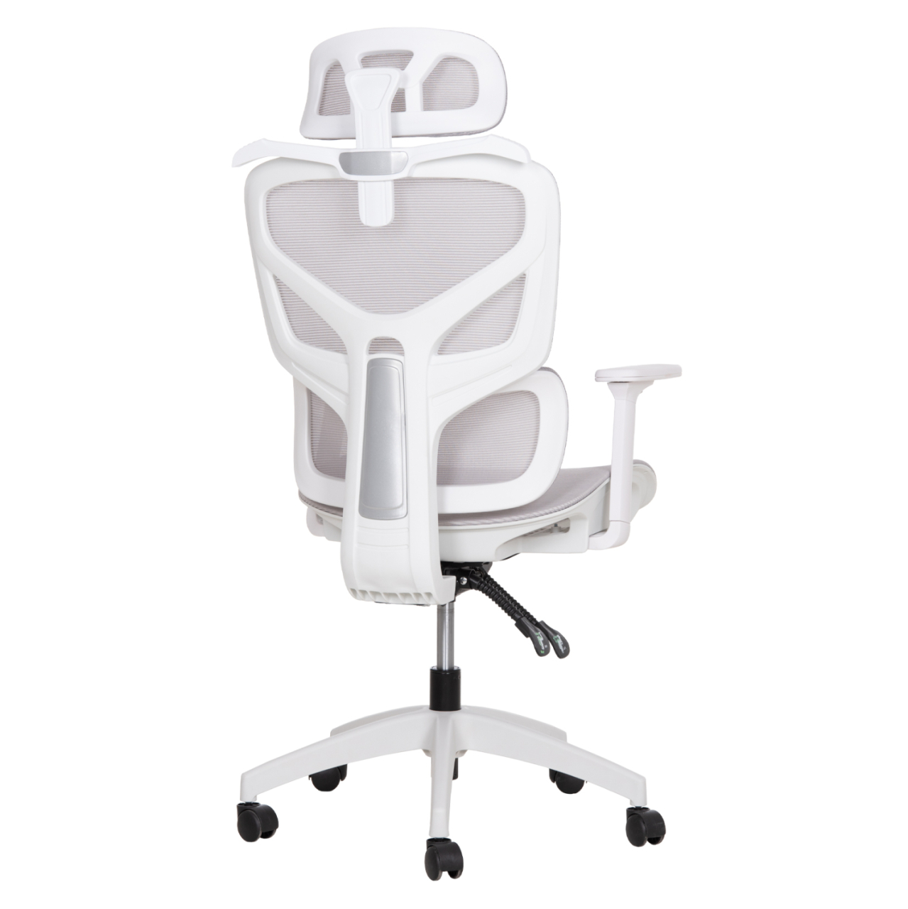 OFFICE CHAIR APEX HM1227.02 WHITE PP--LIGHT GREY MESH FABRIC 70x66x113-130Hcm. [5]