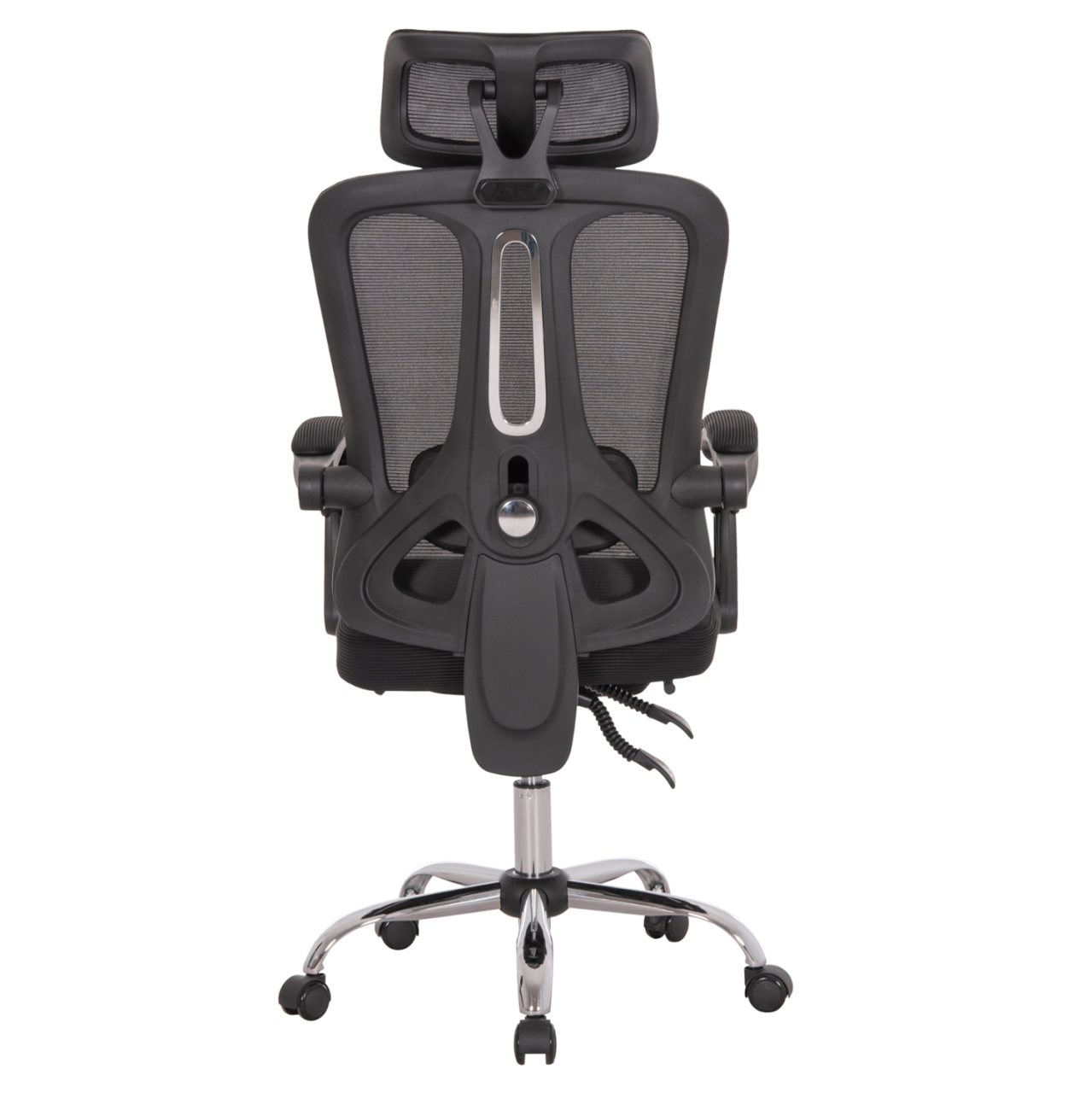 OFFICE CHAIR BARNET HM18258.01 BLACK MESH-BLACK FRAME NYLON 61x62x123Hcm. [6]