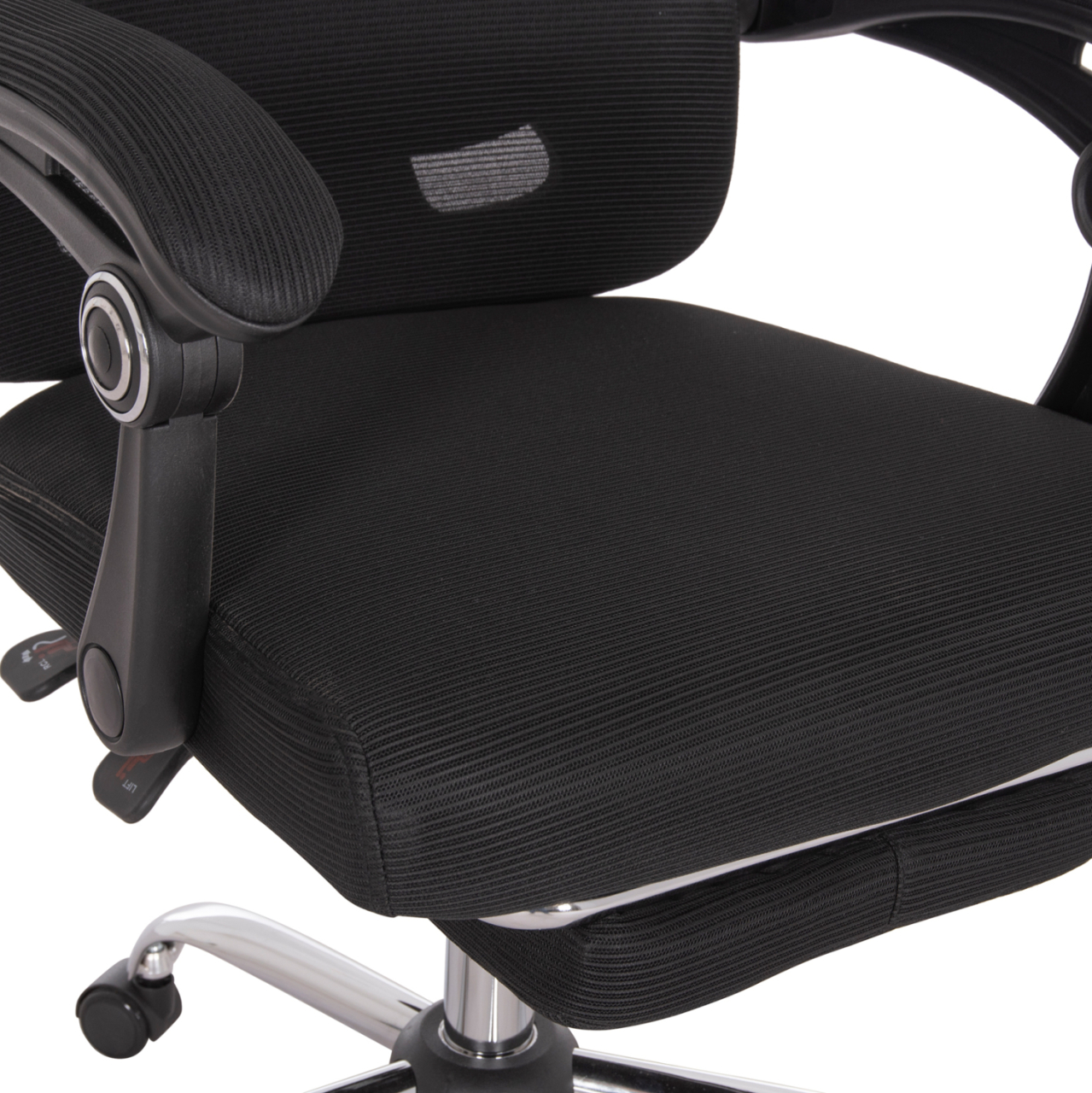 OFFICE CHAIR BARNET HM18258.01 BLACK MESH-BLACK FRAME NYLON 61x62x123Hcm. [8]