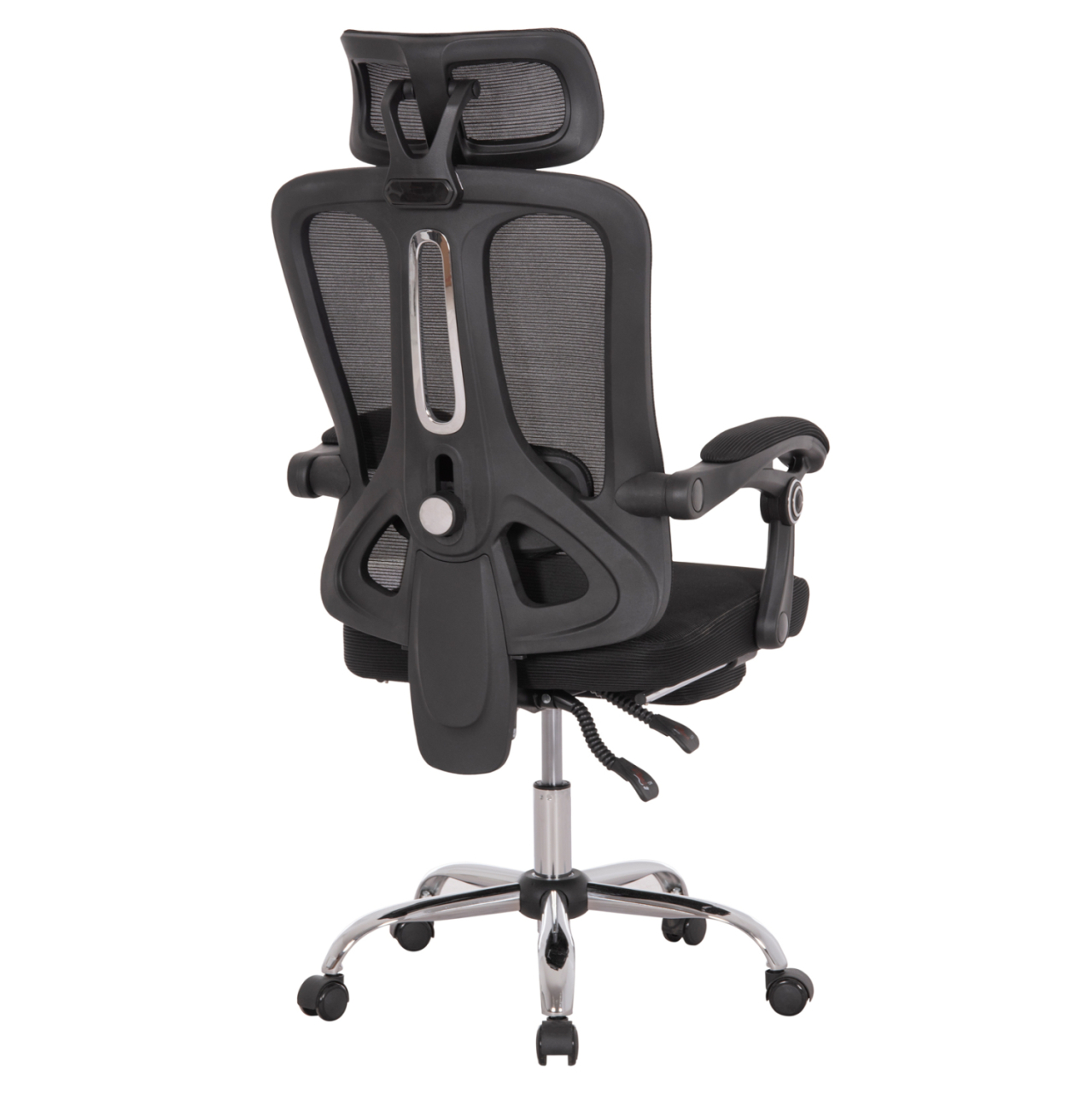 OFFICE CHAIR BARNET HM18258.01 BLACK MESH-BLACK FRAME NYLON 61x62x123Hcm. [5]