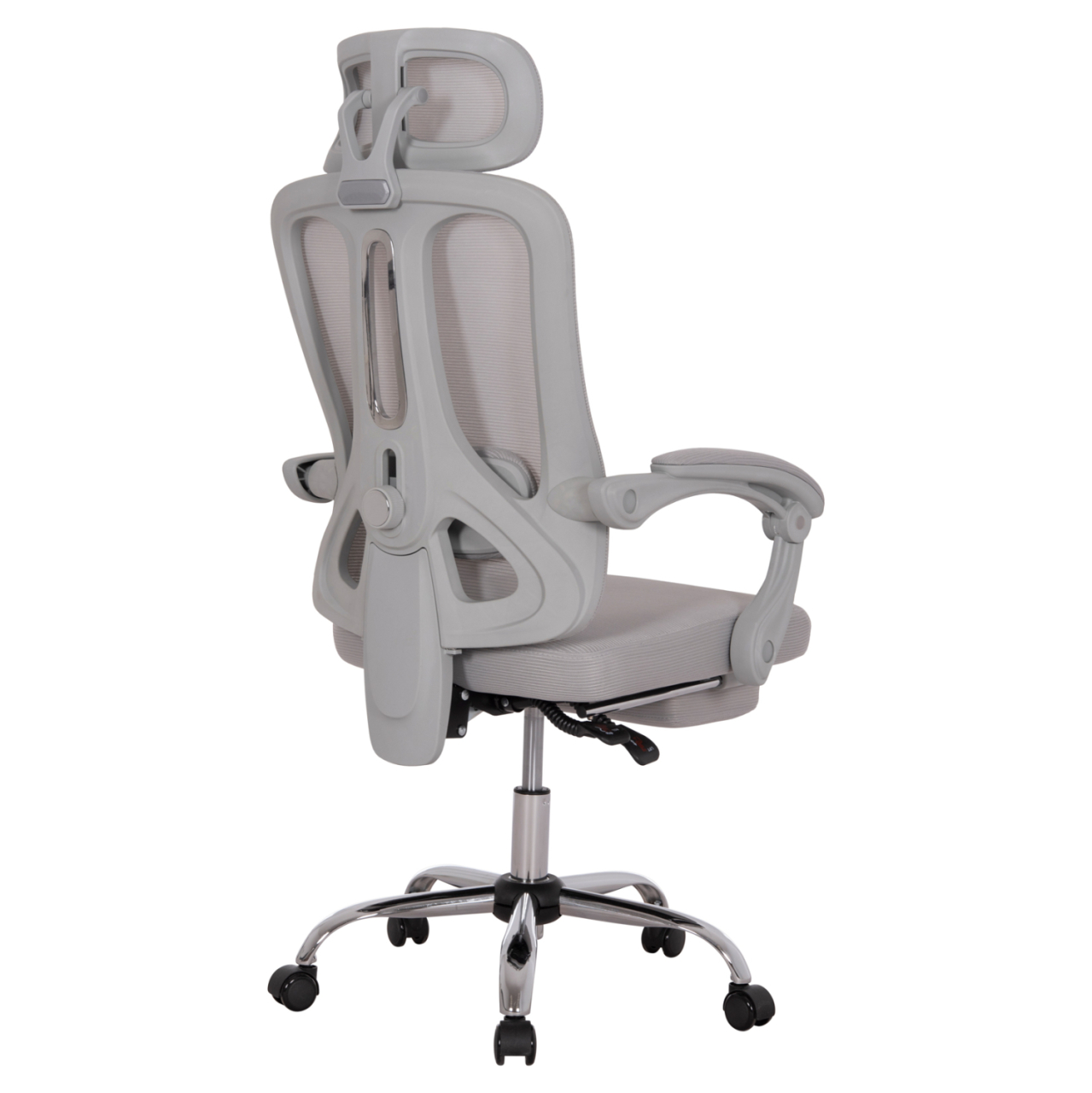 OFFICE CHAIR BARNET HM18258.02 GREY MESH-GREY FRAME NYLON 61x62x123Hcm. [5]