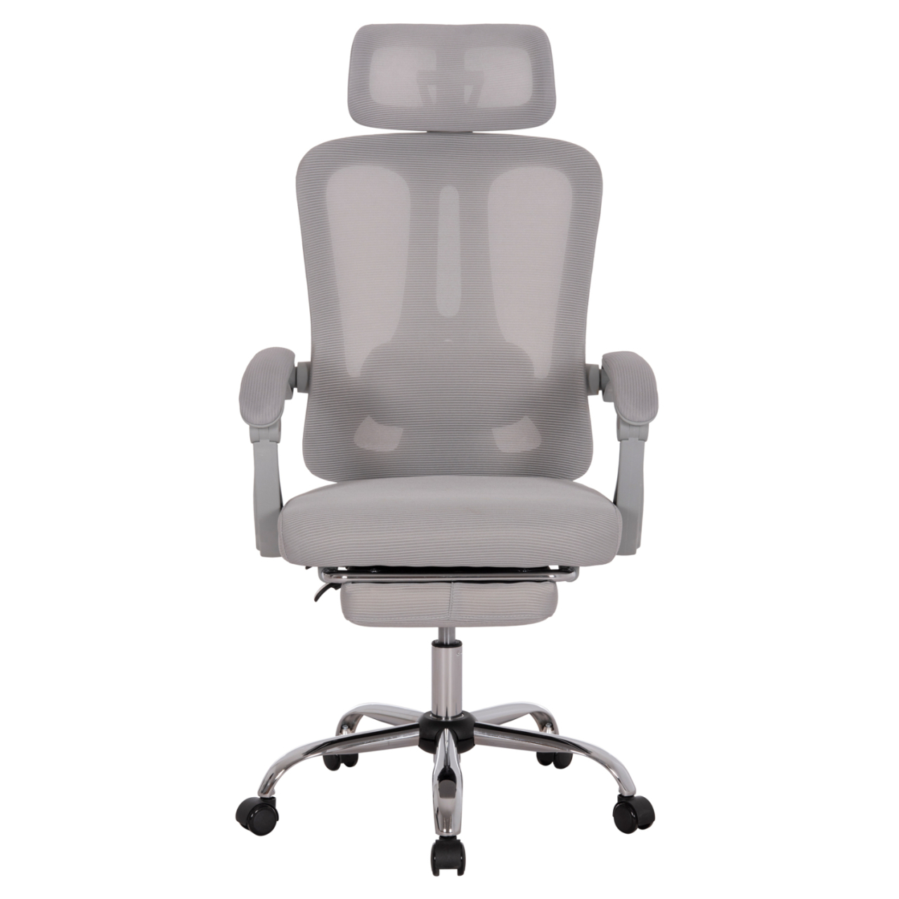 OFFICE CHAIR BARNET HM18258.02 GREY MESH-GREY FRAME NYLON 61x62x123Hcm. [3]