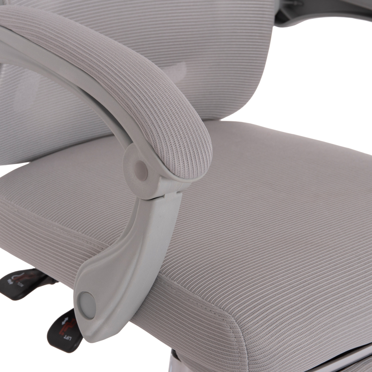 OFFICE CHAIR BARNET HM18258.02 GREY MESH-GREY FRAME NYLON 61x62x123Hcm. [8]