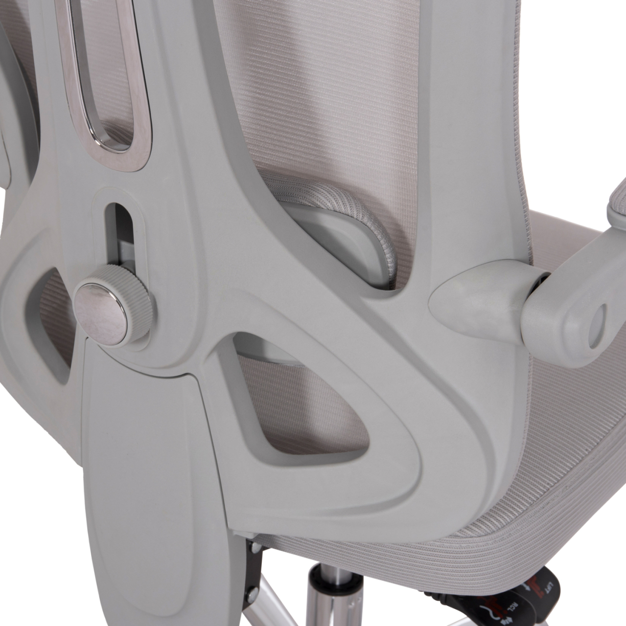 OFFICE CHAIR BARNET HM18258.02 GREY MESH-GREY FRAME NYLON 61x62x123Hcm. [10]